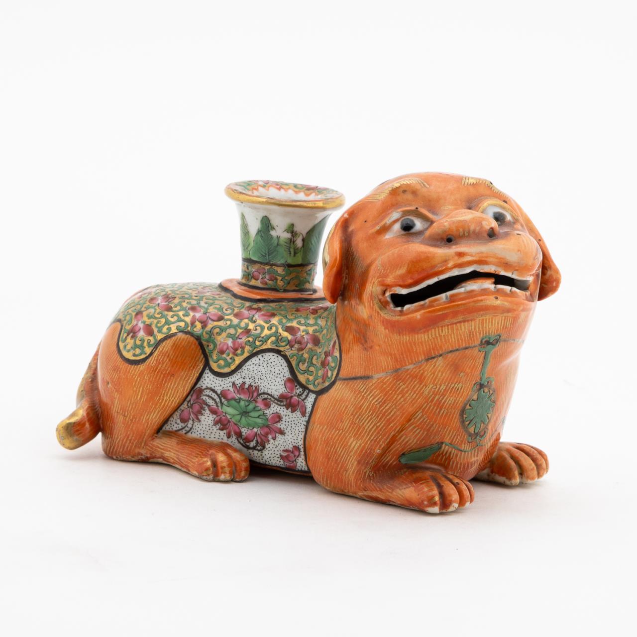 CHINESE ORANGE GLAZED DOG FORM 35c1b4