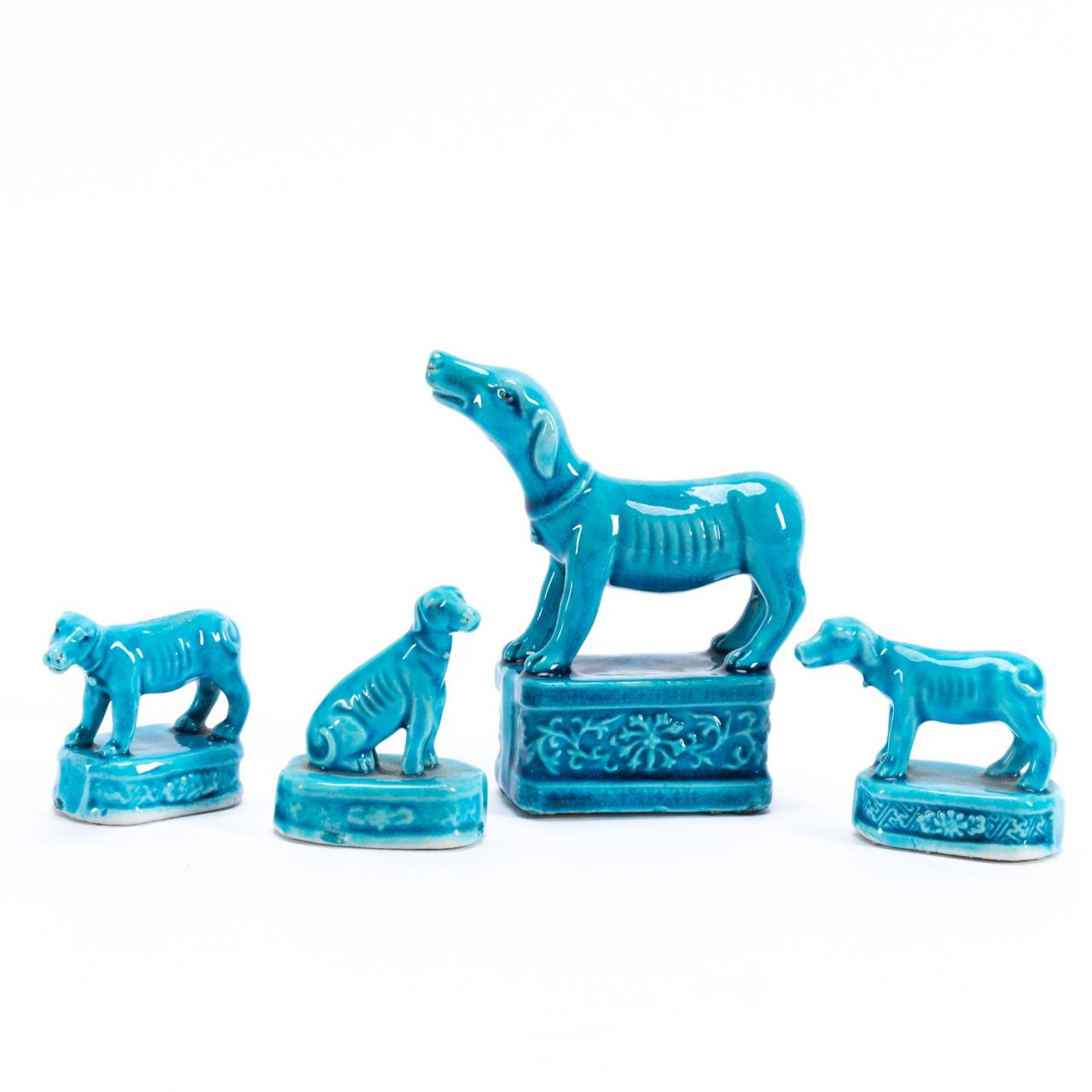 CHINESE GROUP 4 SMALL TURQUOISE