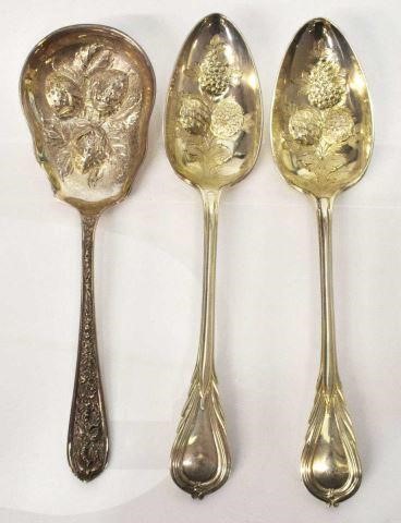 (3) STIEFF STERLING SILVER & OTHER BERRY