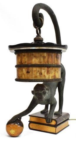 MAITLAND-SMITH BRONZE MONKEY BOOK TABLE