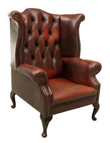 QUEEN ANNE STYLE CHESTERFIELD WINGBACK 35c234