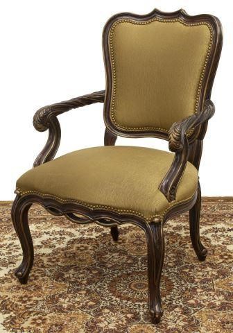 LOUIS XV STYLE PARCEL GILT FAUTEUIL 35c27d