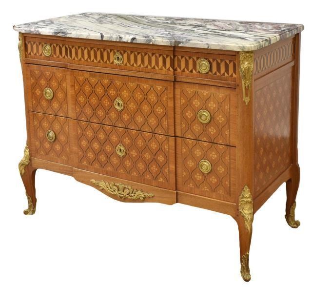 EXCEPTIONAL LOUIS XV STYLE MARBLE TOP 35c381