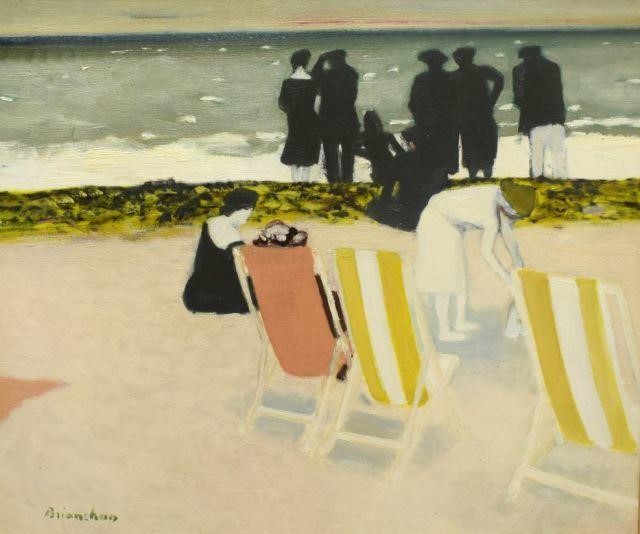 MAURICE BRIANCHON 1899 1979 BEACH 35c37a