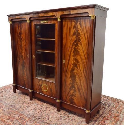 FRENCH EMPIRE STYLE MAHOGANY BOOKCASEFrench 35c3a5