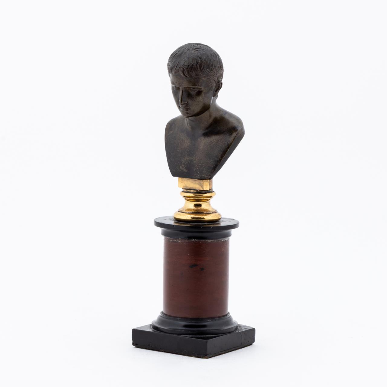 SMALL GRAND TOUR BRONZE BUST OF