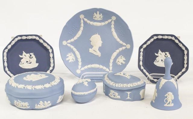 (7) ENGLISH WEDGWOOD JASPERWARE