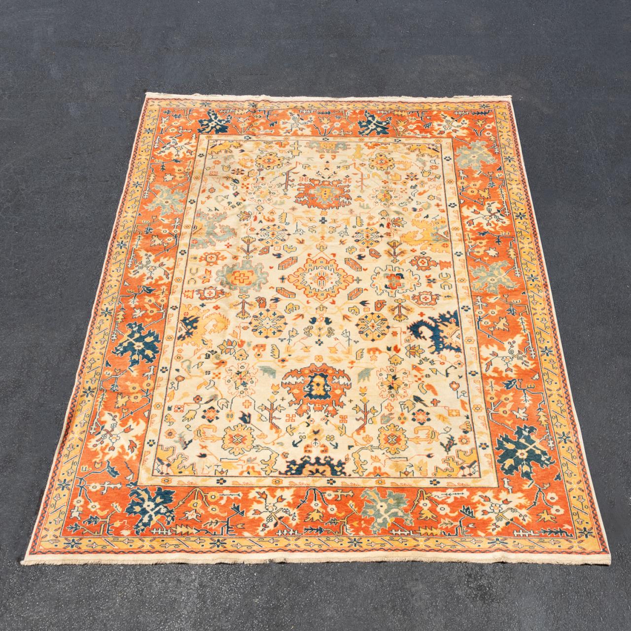 HAND WOVEN OUSHAK RUG   35c50a