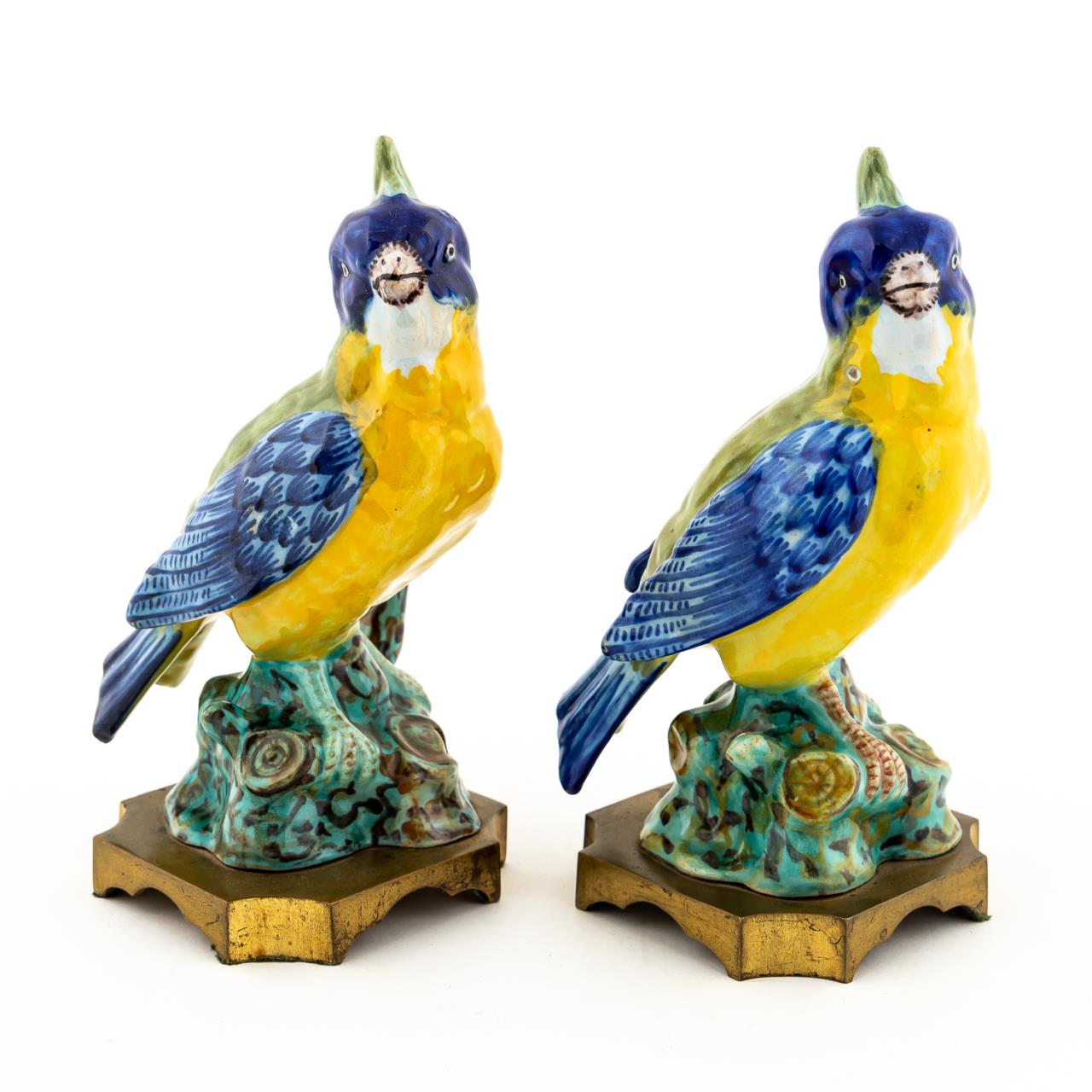 PR. L. 19TH C. FRENCH FAIENCE ORMOLU