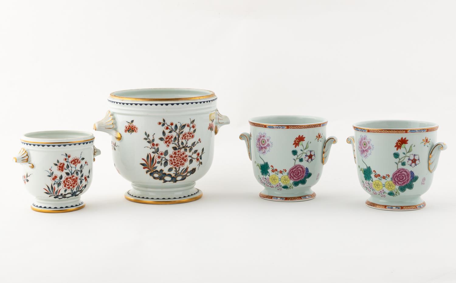 4 PCS FRENCH ASIAN PORCELAIN 35c563