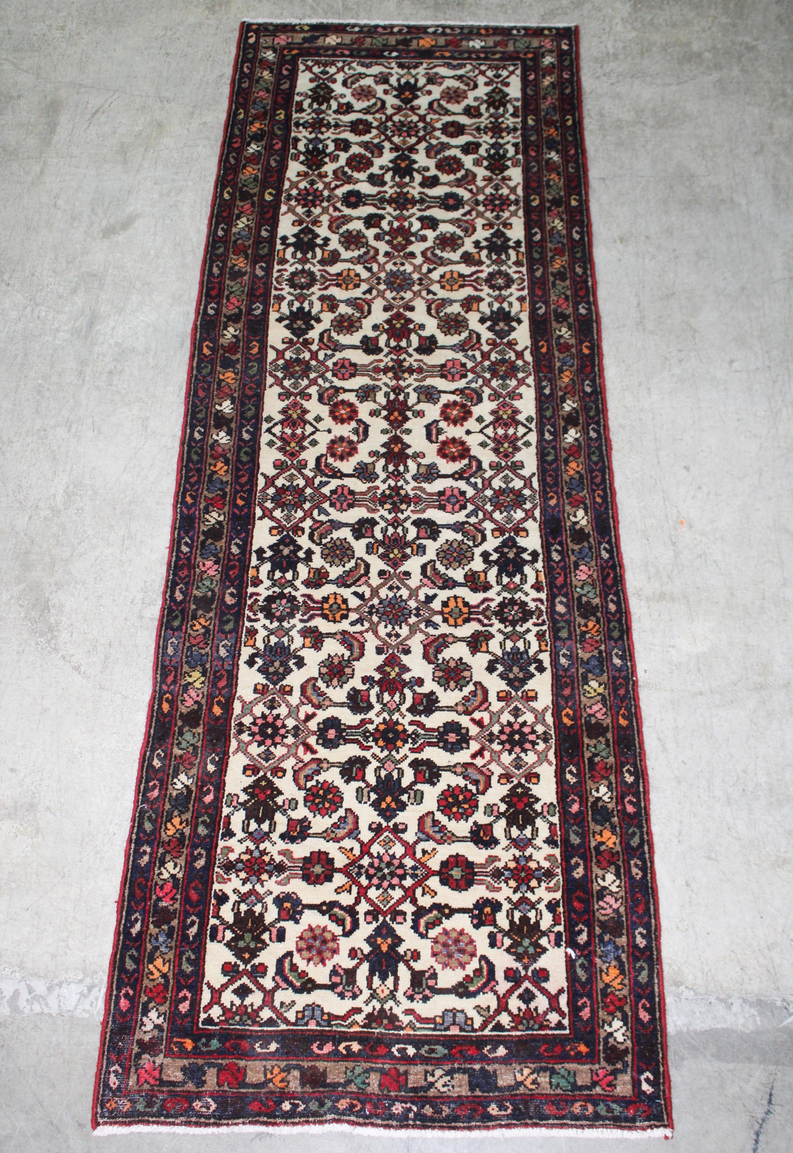 ORIENTAL RUG 3 4 X 9 10 HOSEINABAD 35ecd1