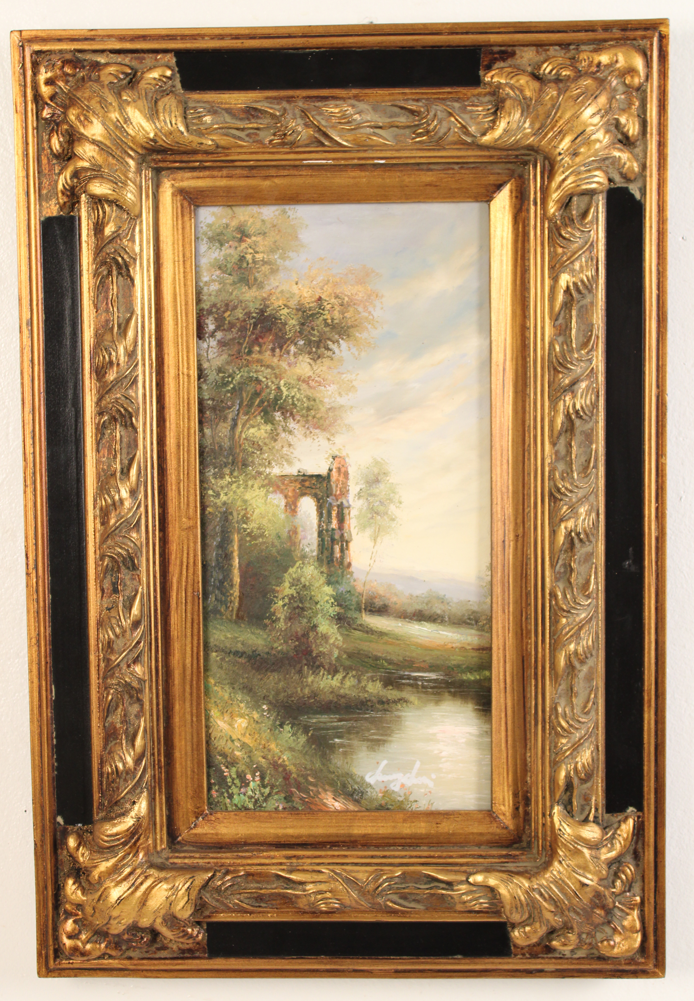 FRAMED O C VERTICAL RIVER LANDSCAPE 35ecf8