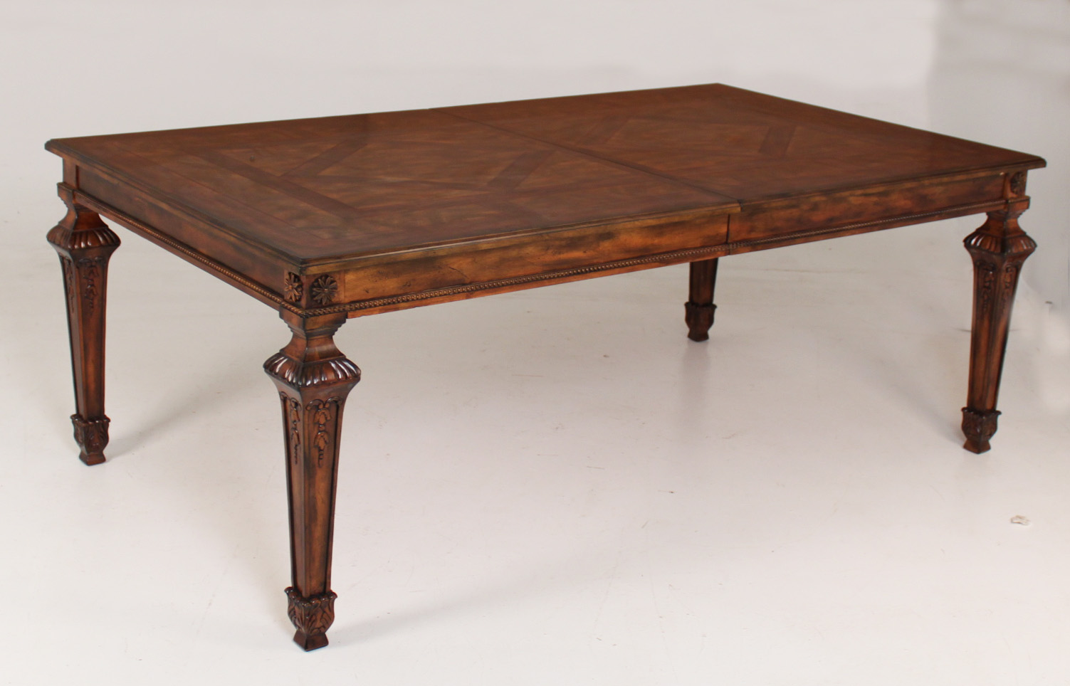 LOUIS XVI STYLE WALNUT AND ASH DINING