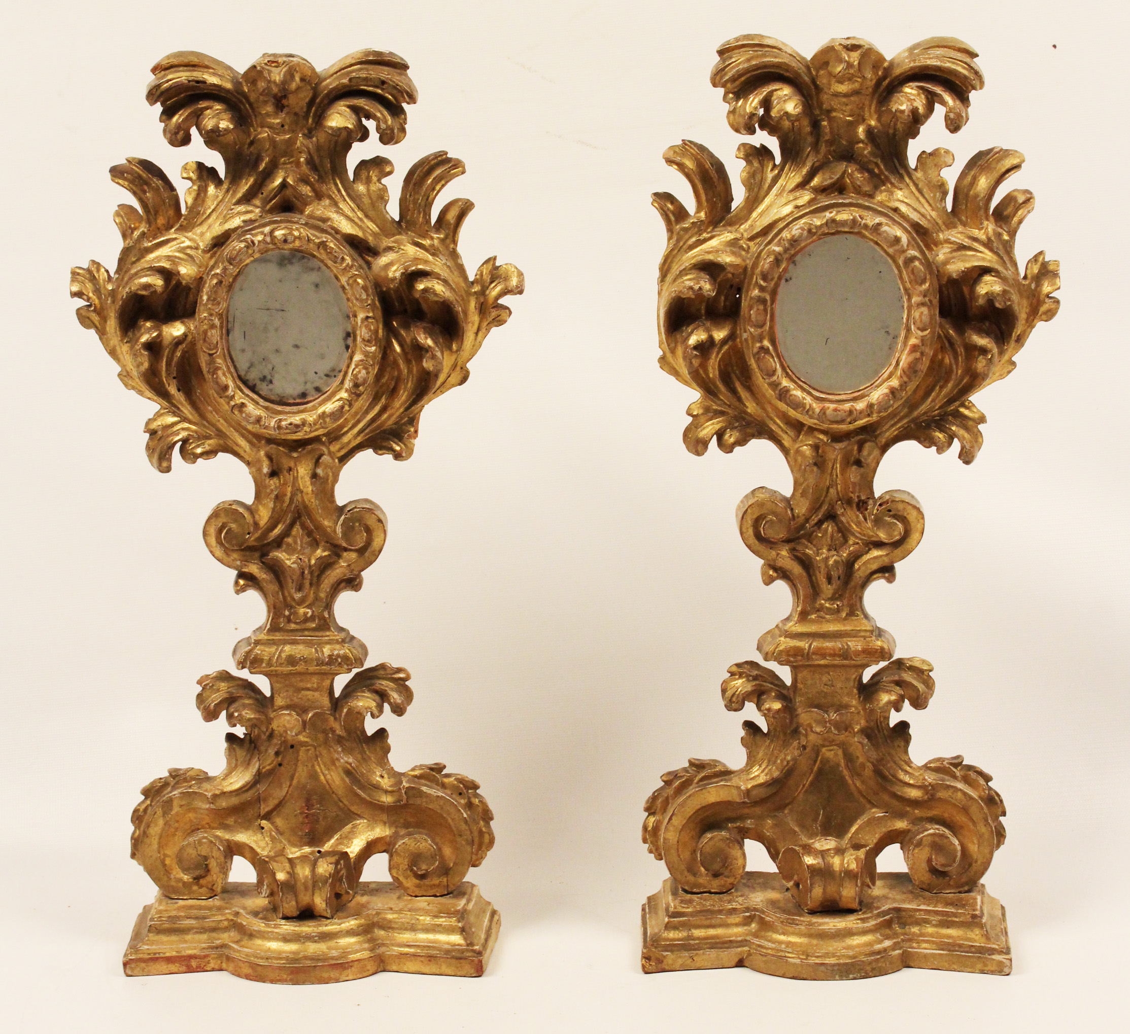 PR. OF ITALIAN BAROQUE CARVED GILTWOOD