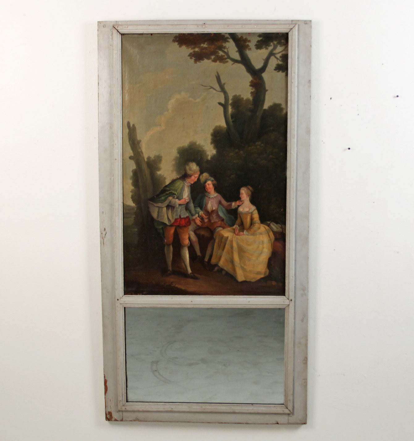 FRENCH TRUMEAU MIRROR, EARLY 19TH
