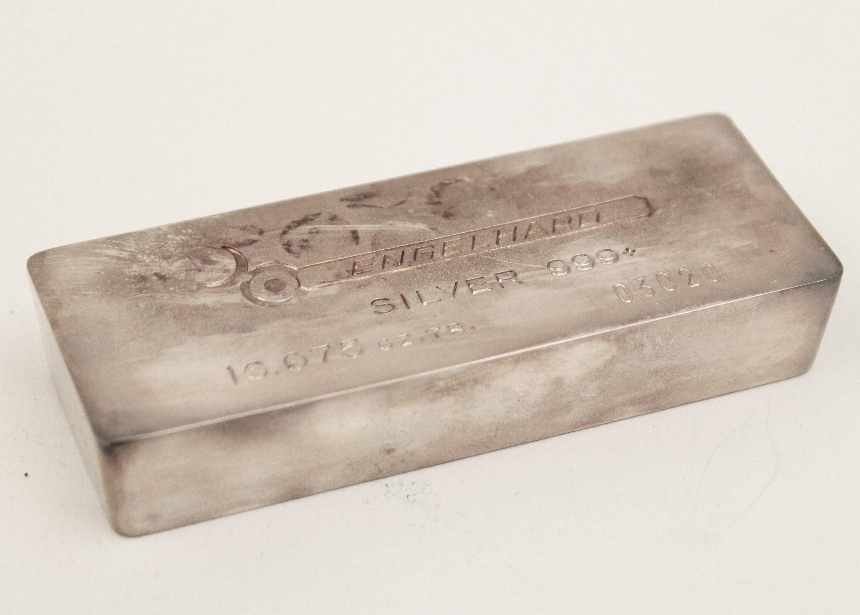 16 TROY OZ. PURE SOLID SILVER .999 BAR