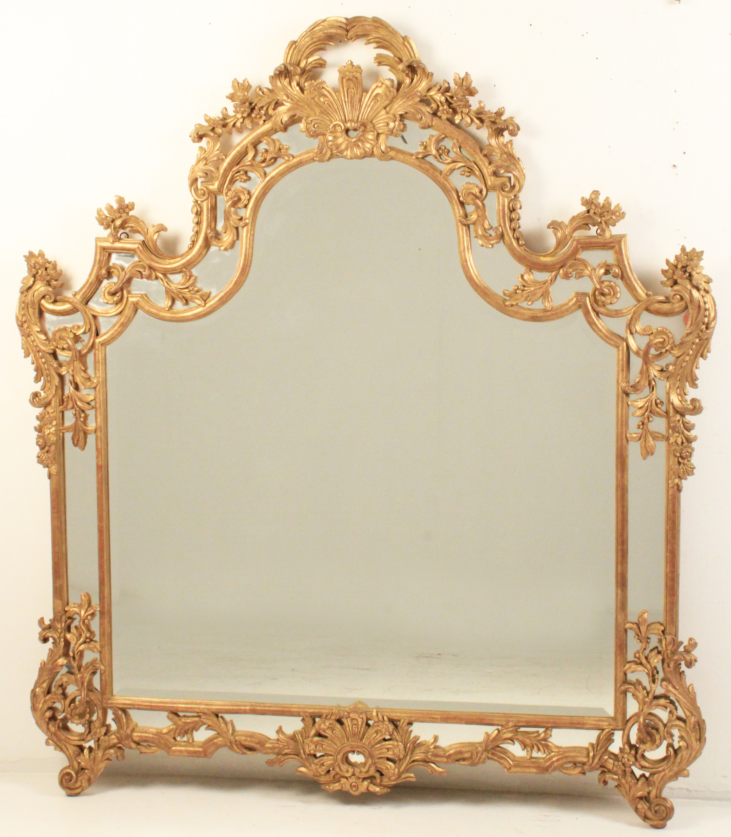 GRAND FRENCH LOUIS XV STYLE GILTWOOD 35edbd