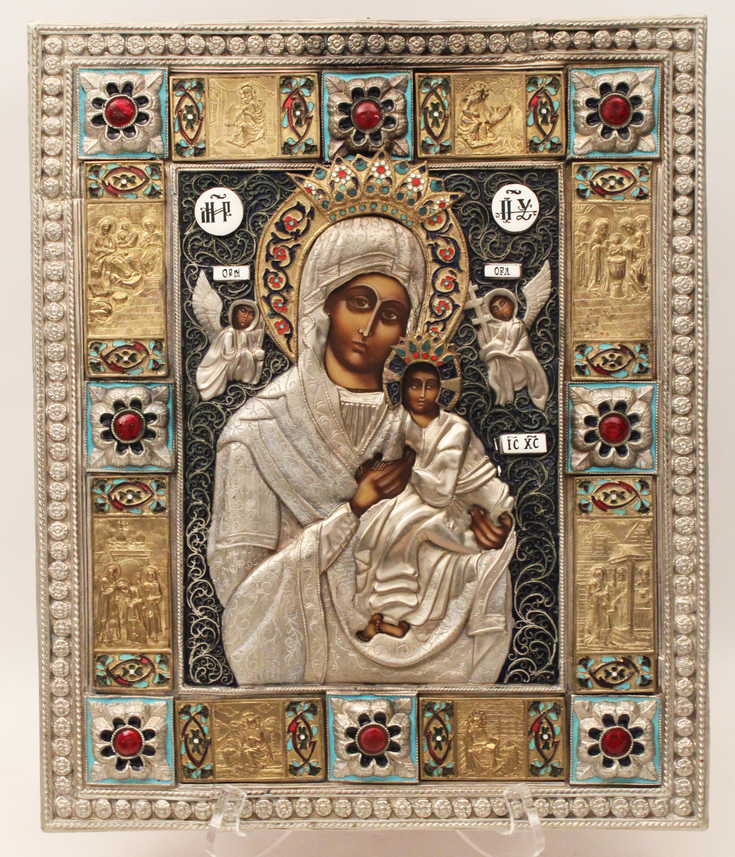 RUSSIAN ICON WITH MOTHER AND CHILD 35edb6