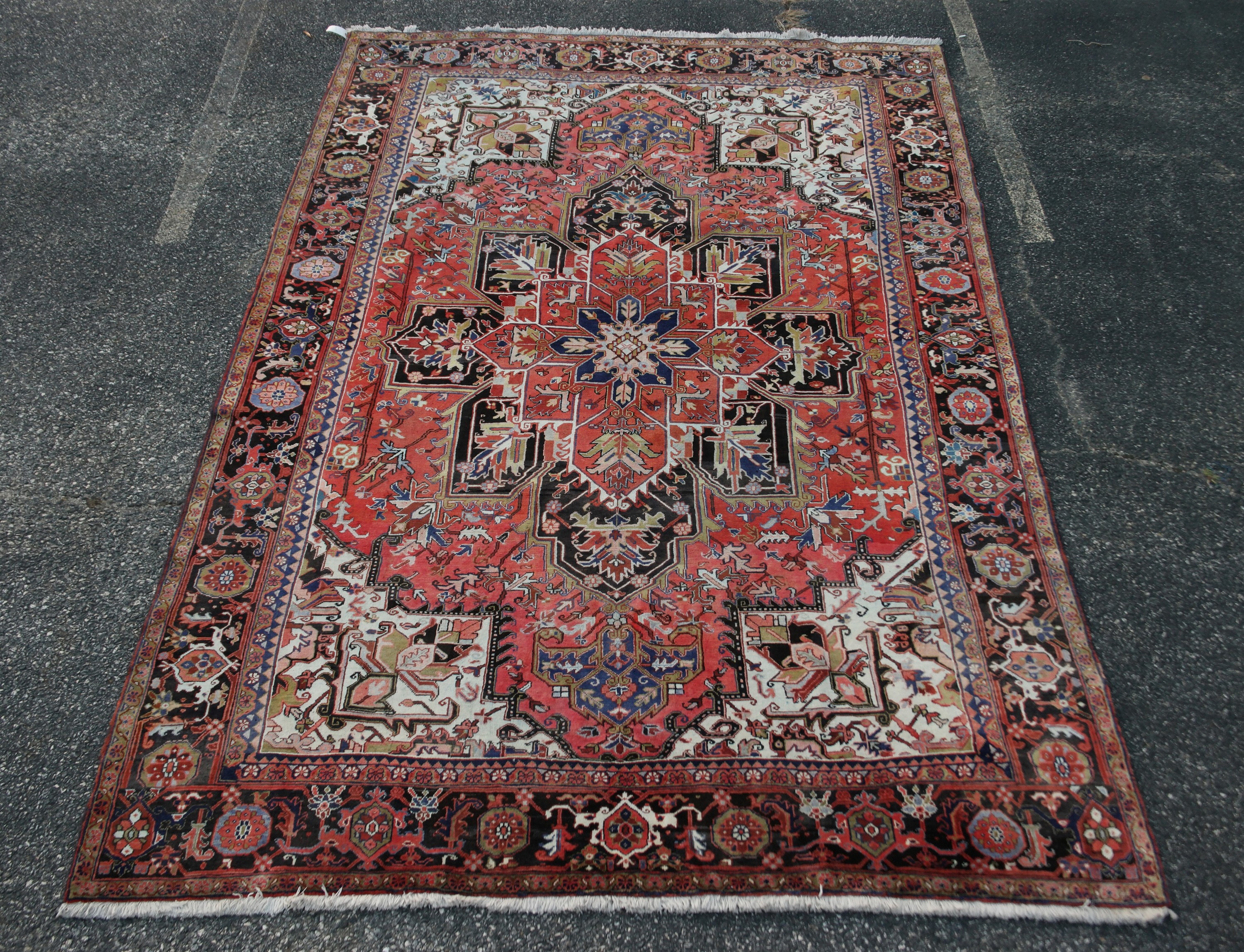 ORIENTAL RUG 8 3 X 12 3 HERIZ 35edee