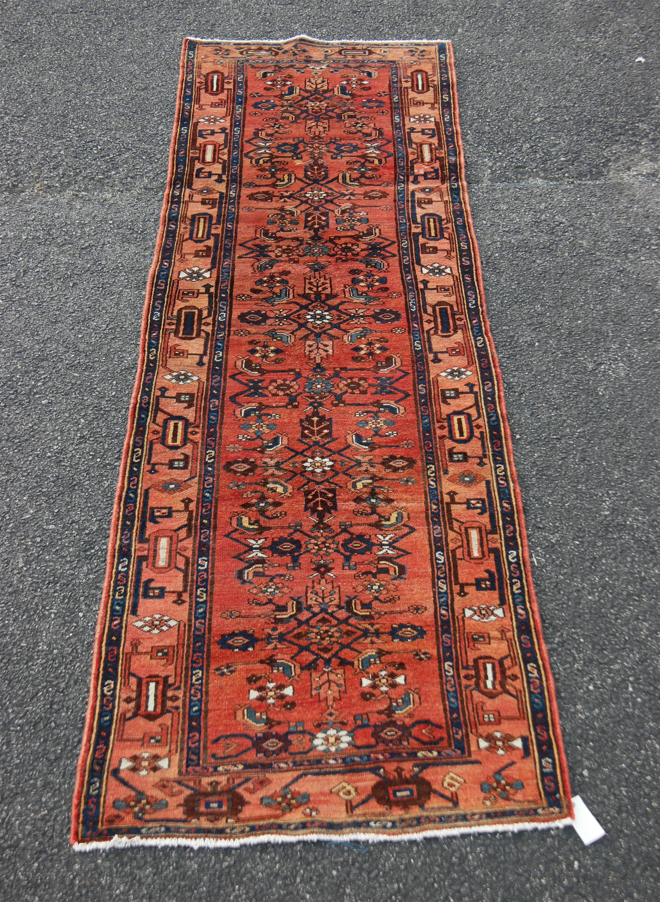 ORIENTAL RUG 3'5" X 10'7" MALAYER