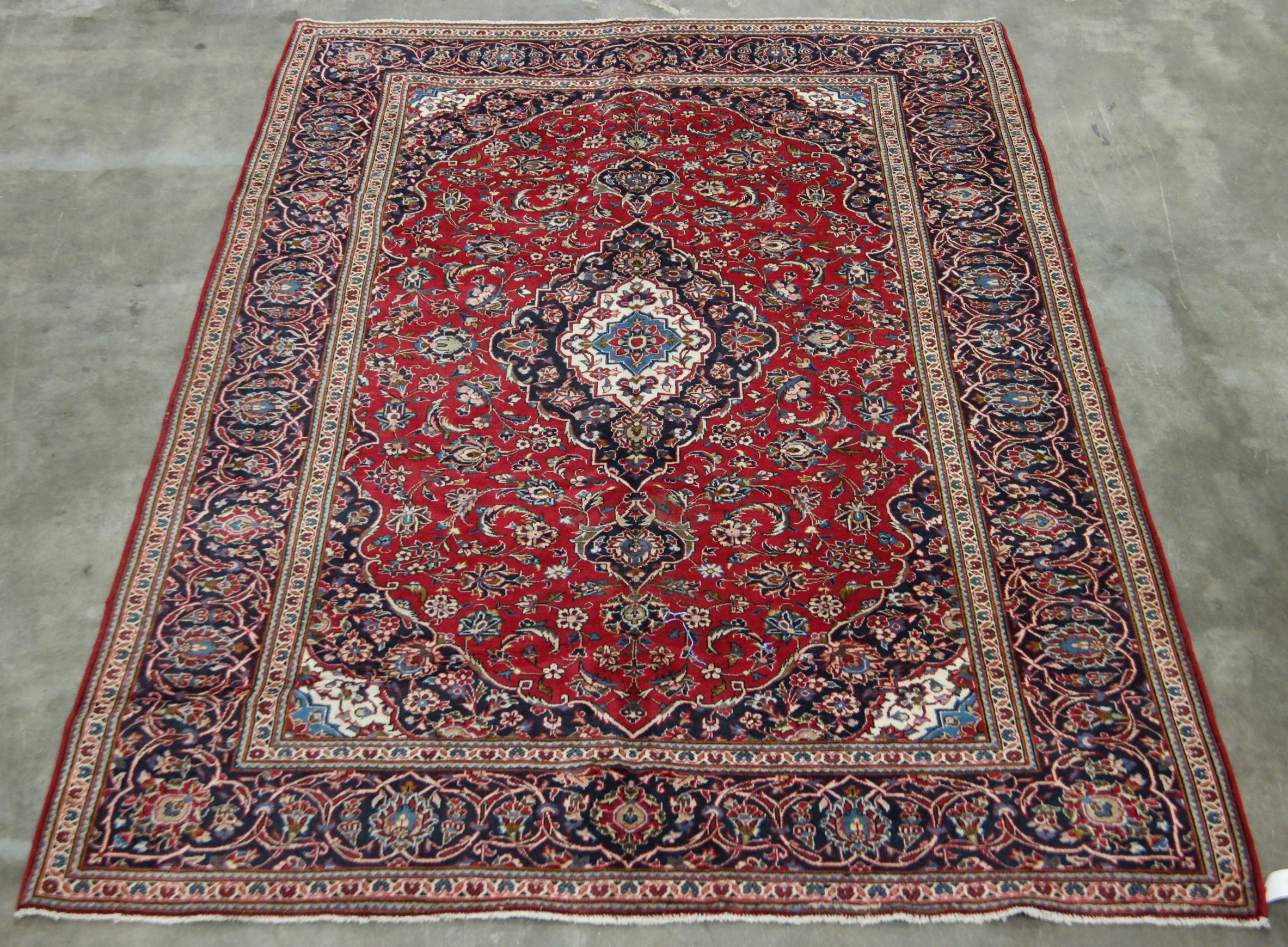 ORIENTAL RUG 6 7 X 9 8 KASHAN 35eeb7