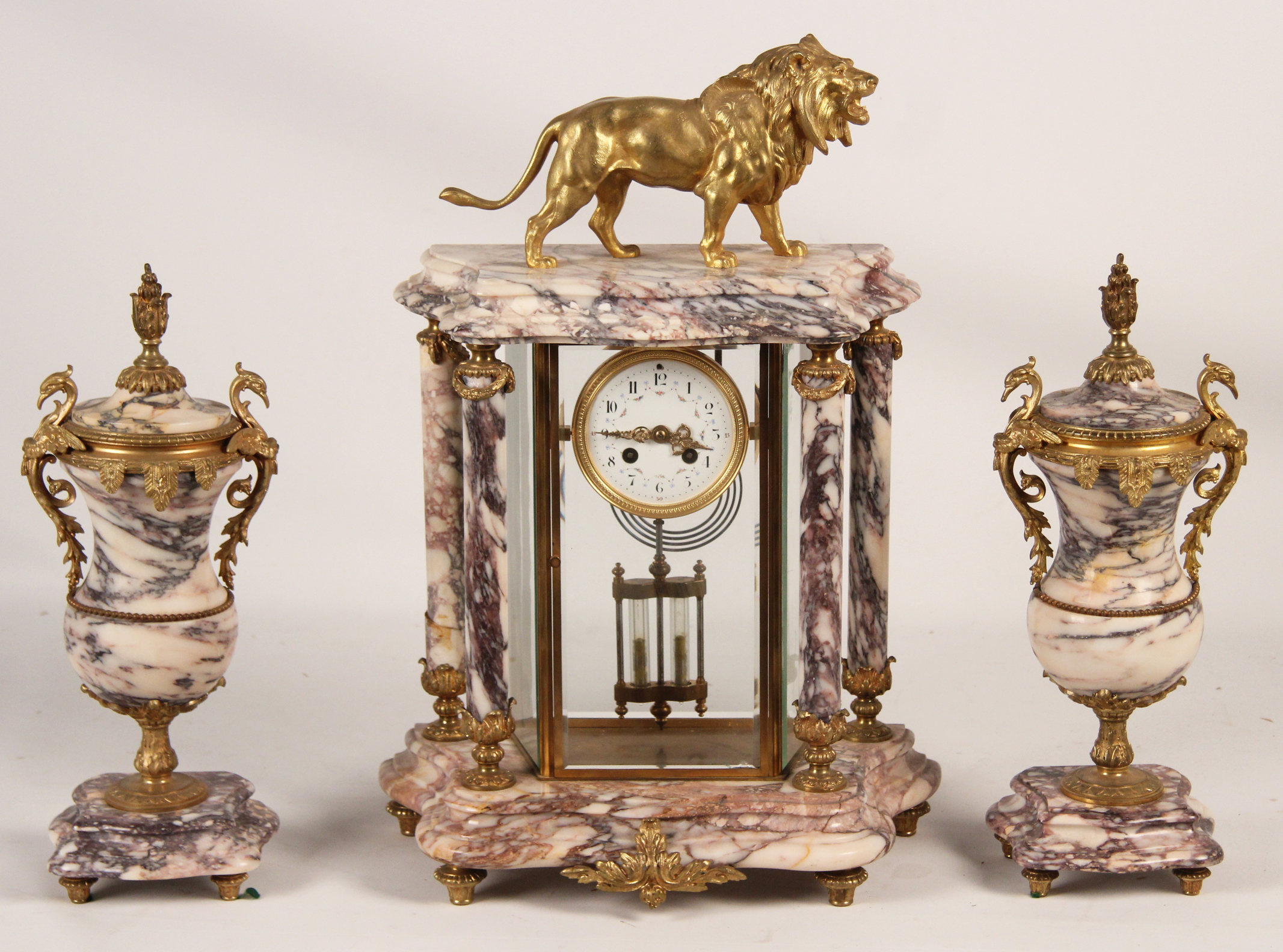 LARGE FRENCH DORE BRONZE AND MARBLE 35eef1