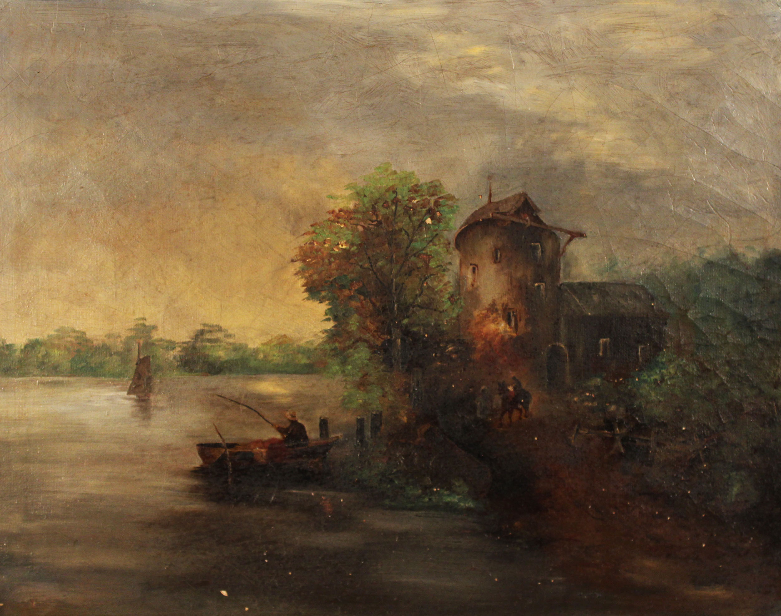 19TH C O C EUROPEAN LANDSCAPE 35eef4