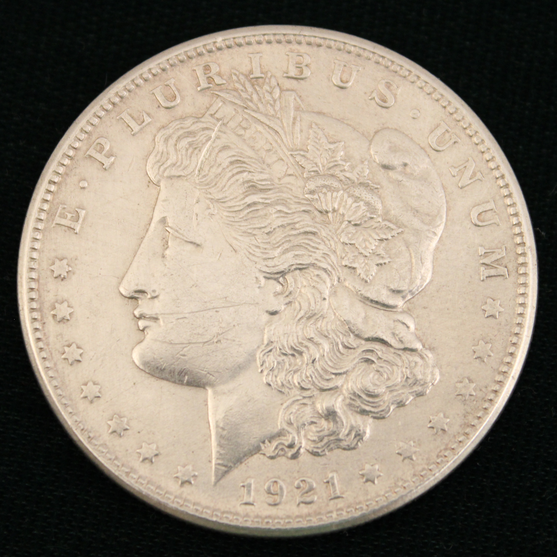 1921 "S" AMERICAN MORGAN SILVER