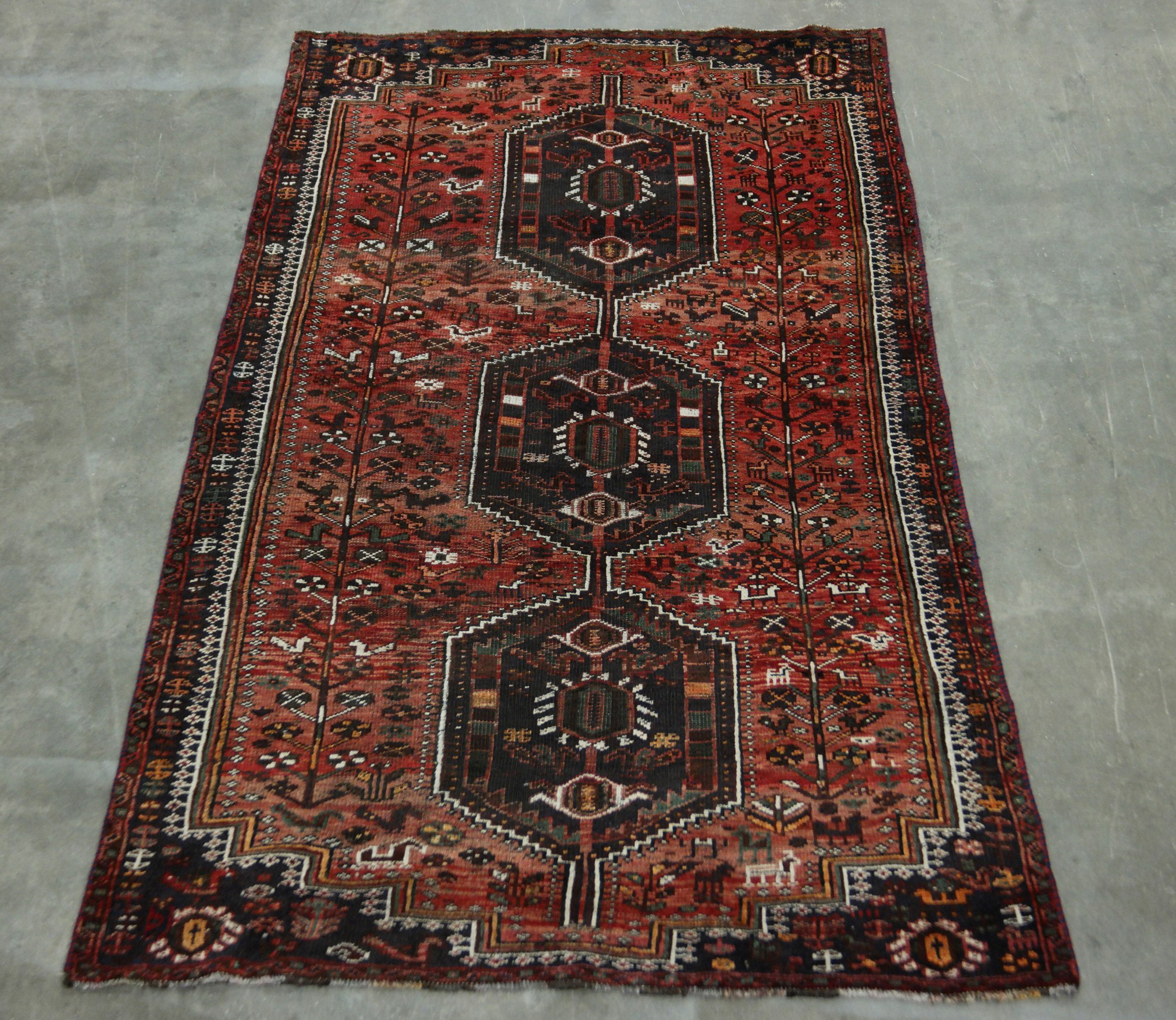 ORIENTAL RUG 5 2 X 8 10 SHIRAZ 35ef45