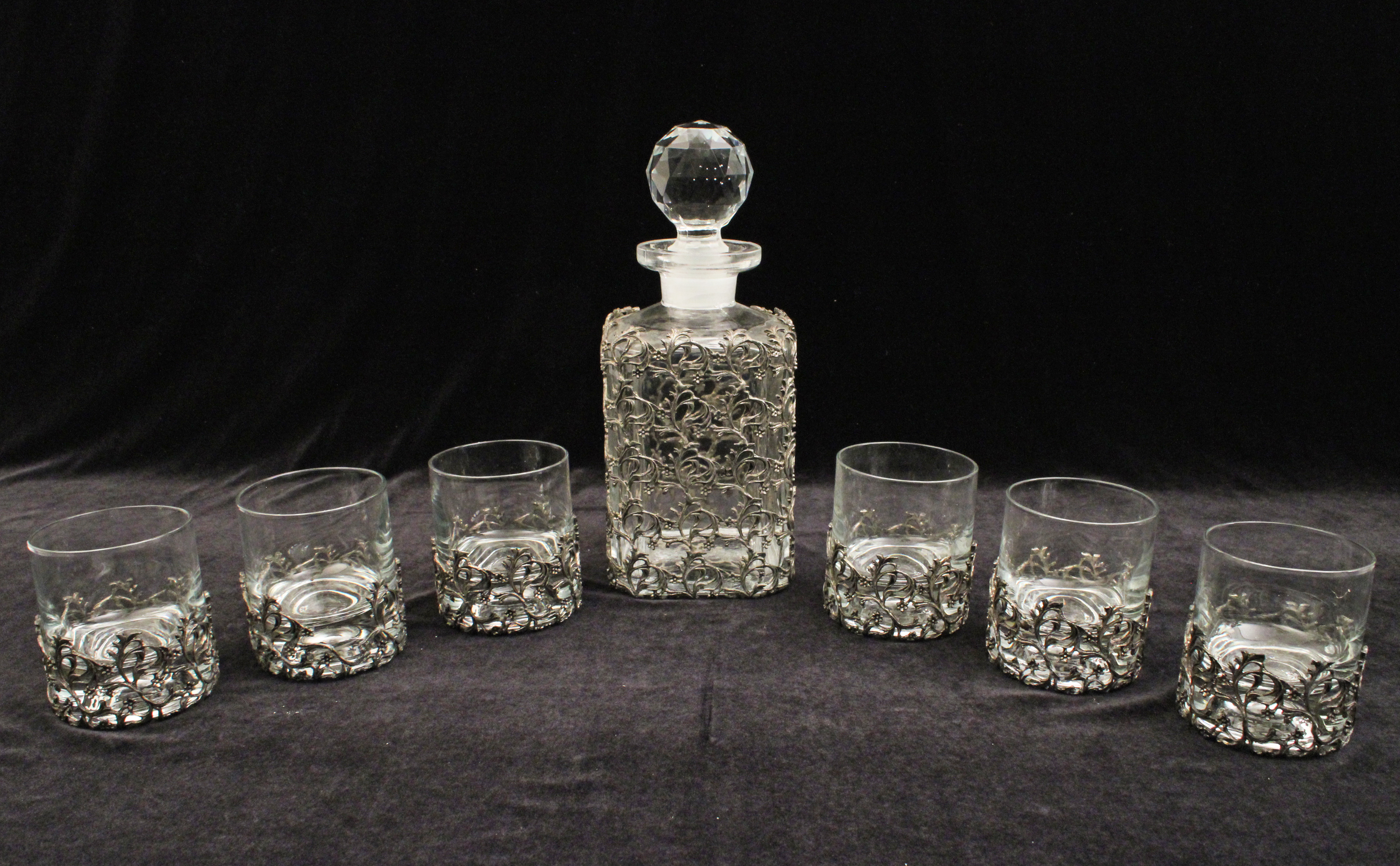 8 PC. MISC. LOT OF CRYSTAL INCL.