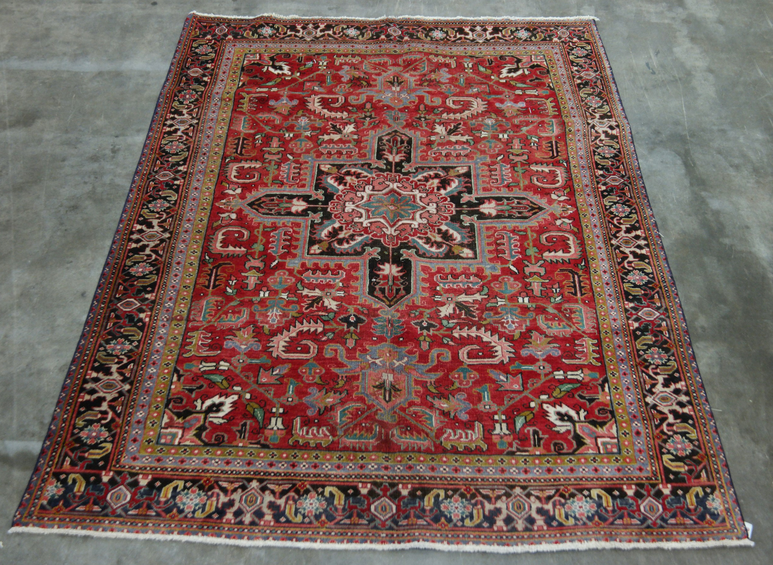 ORIENTAL RUG 6'9" X 9'6" AHAR ORIENTAL