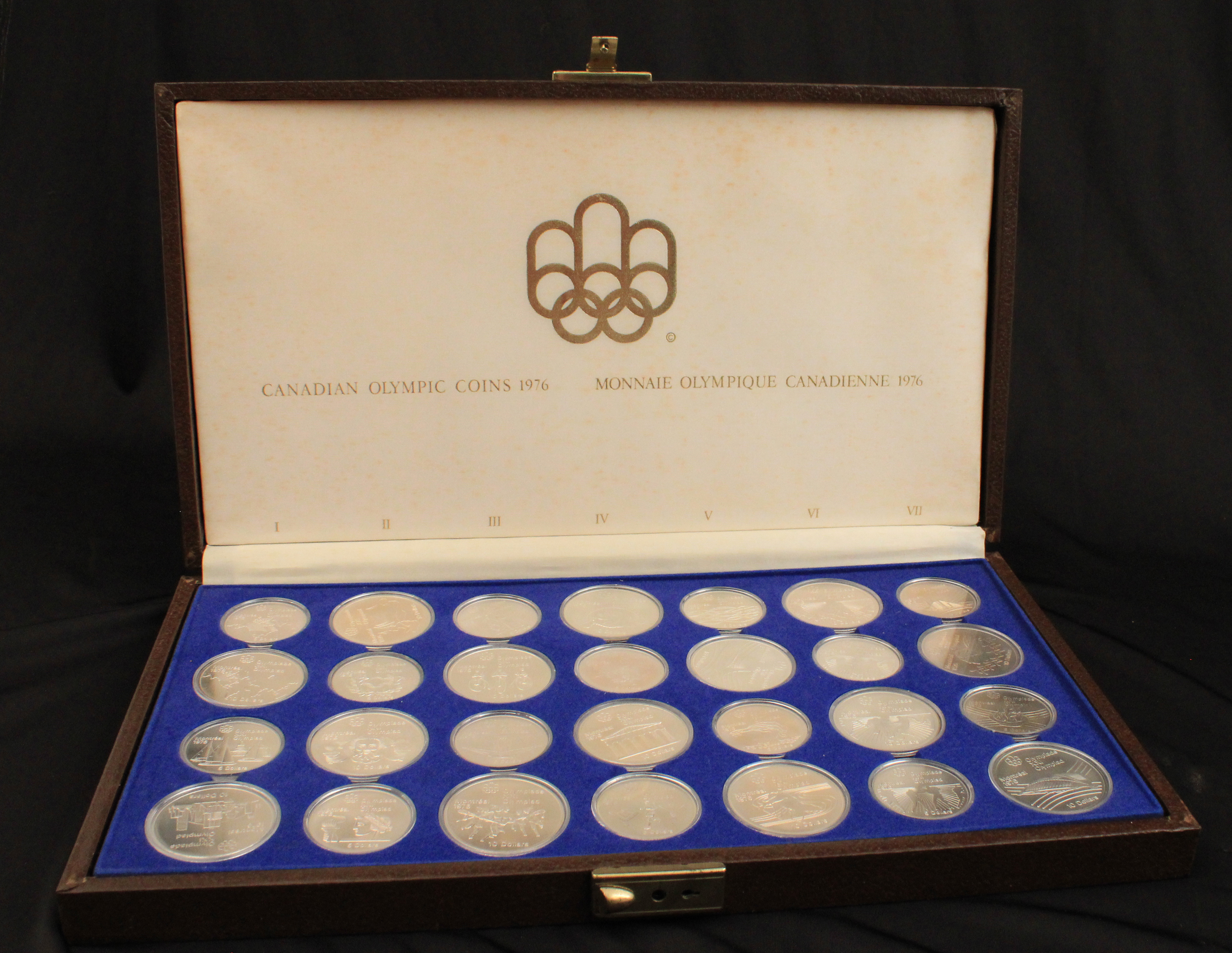 MONTREAL 1976 CANADIAN OLYMPIC COINS