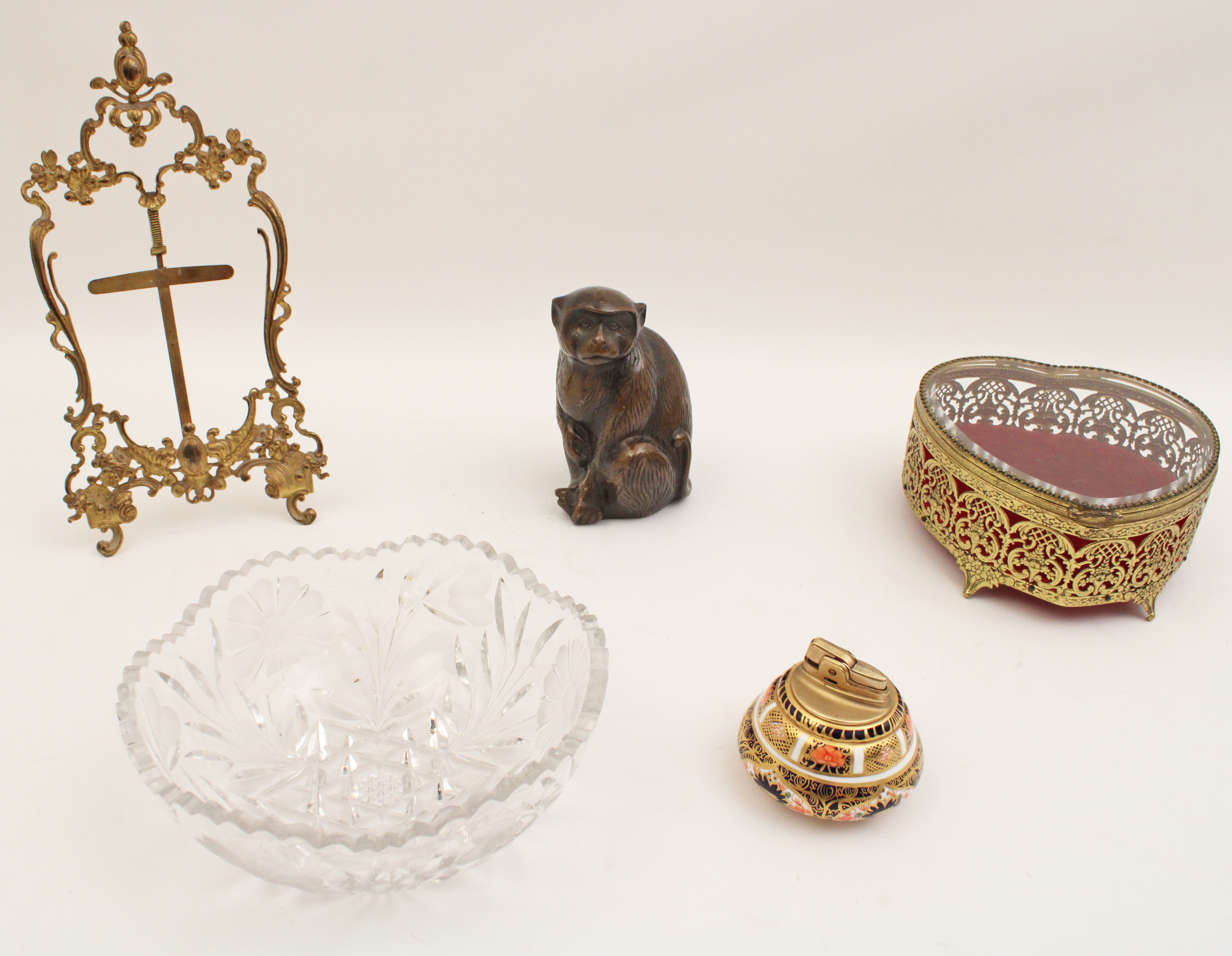 5 PIECE MISC OF DECORATIVE ITEMS 35f055