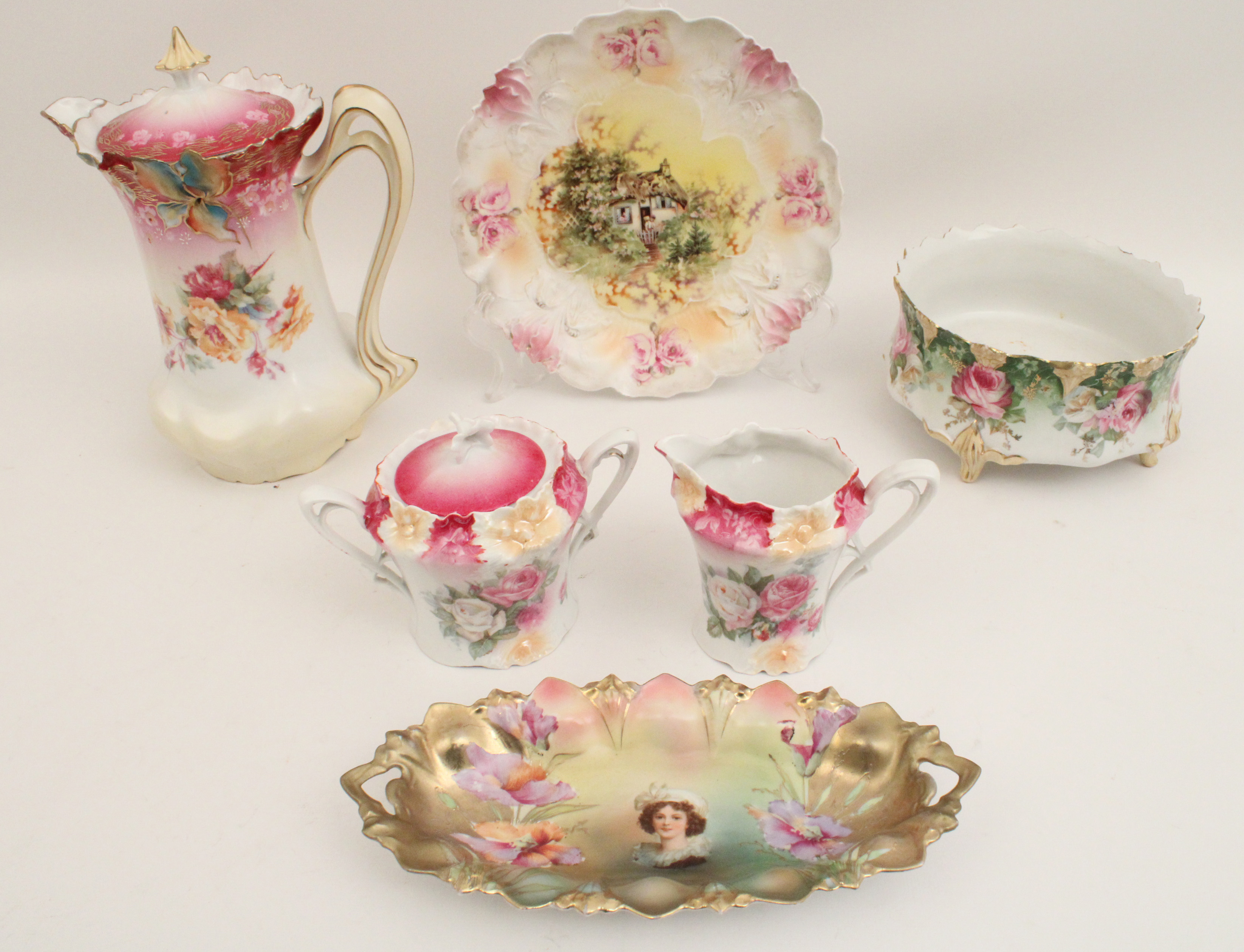 6 PC. LOT OF PORCELAIN INCLUDING RS