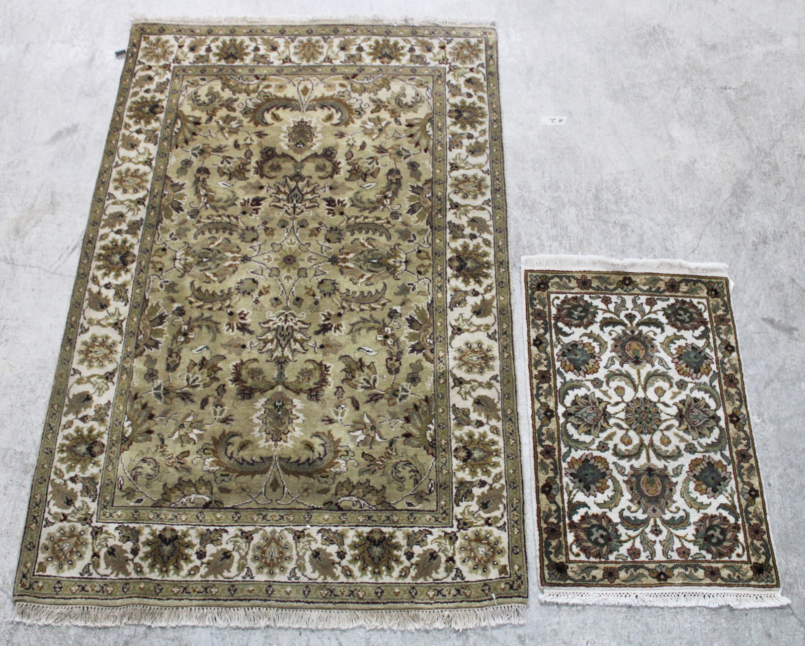 TWO ORIENTAL RUGS 3 X 5 AND 4  35f0be