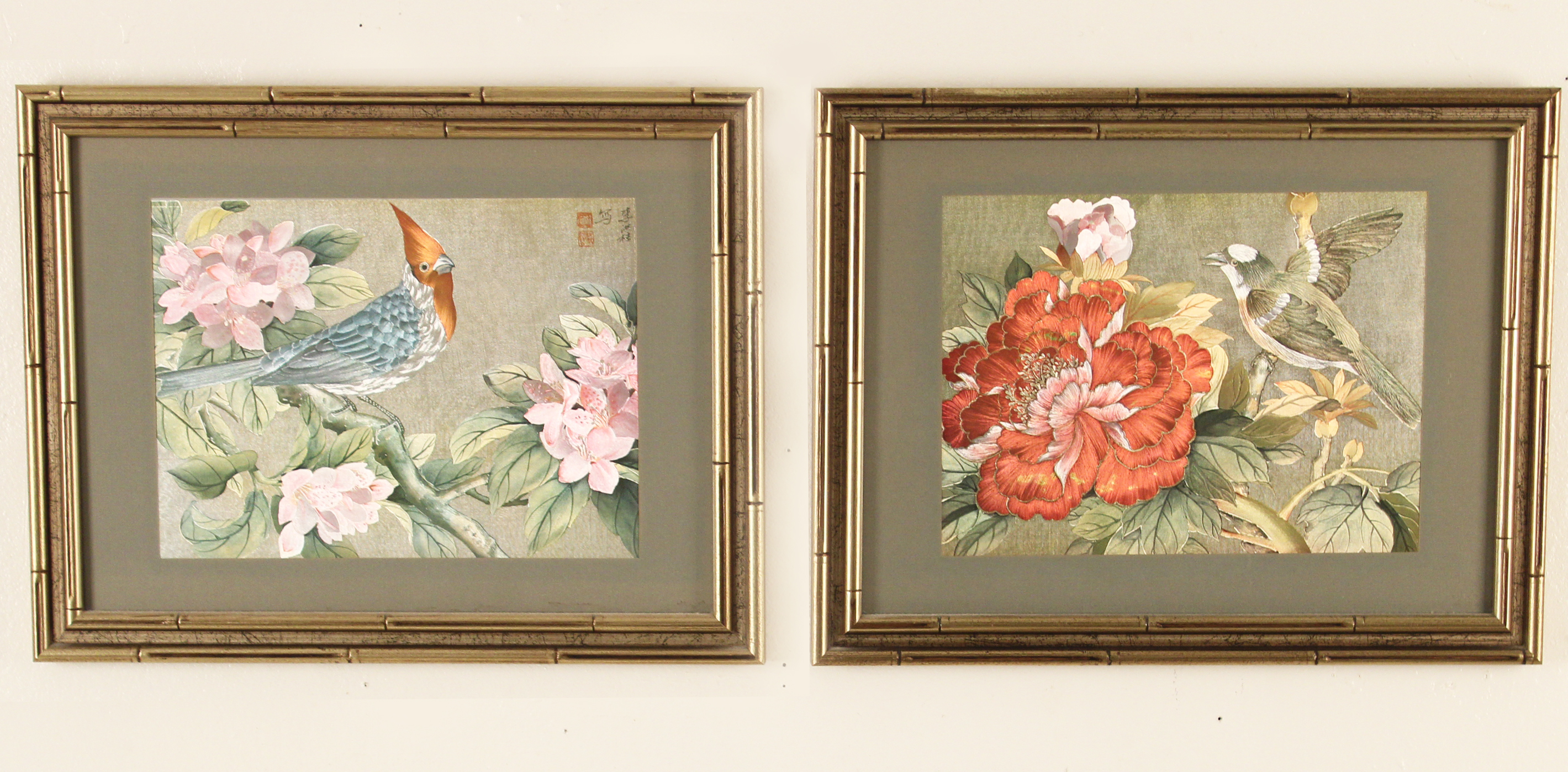 PR OF CHINESE PAINTINGS ON SILK 35f0f9