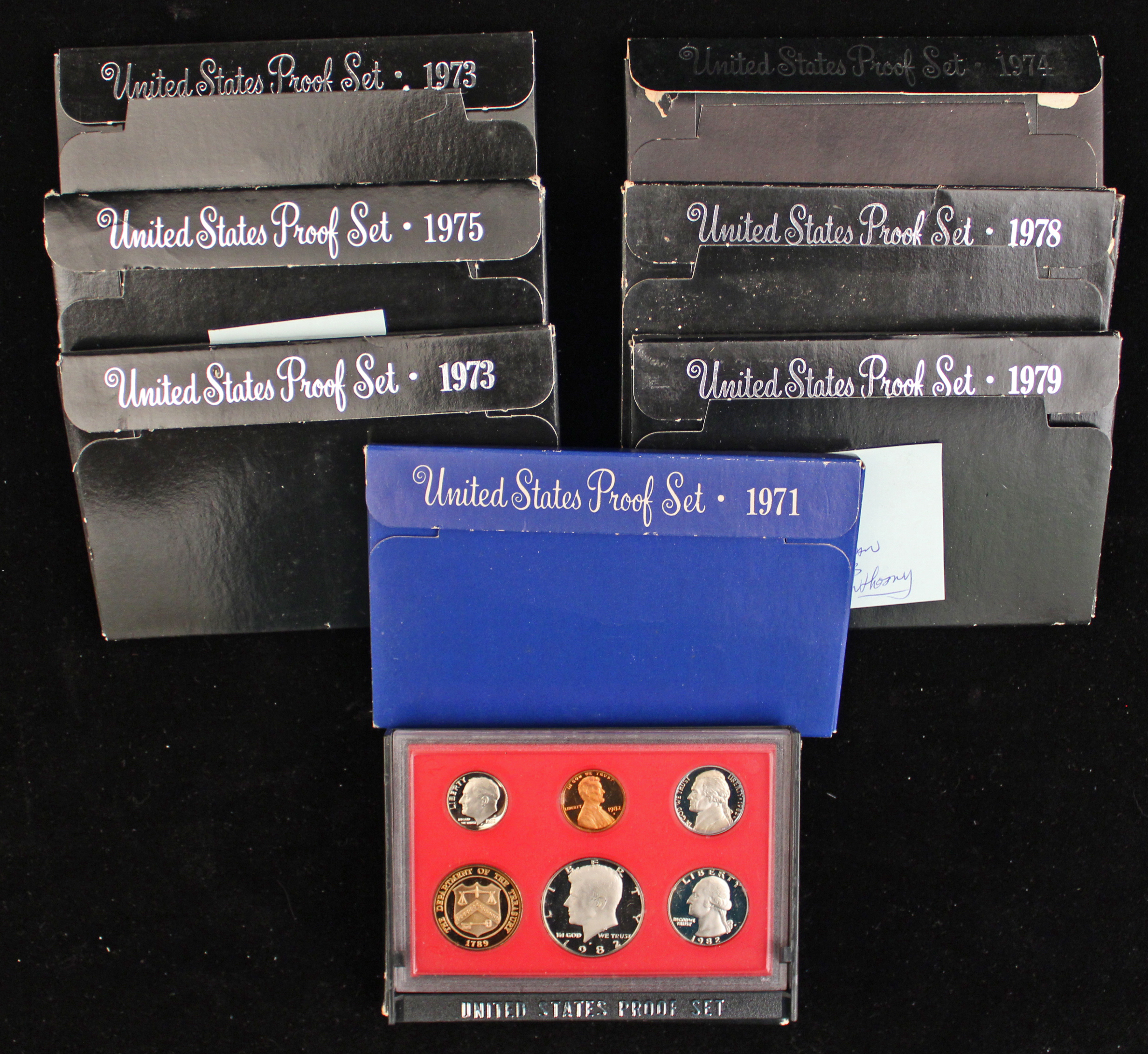 8 MISC UNITED STATES PROOF SETS 35f156