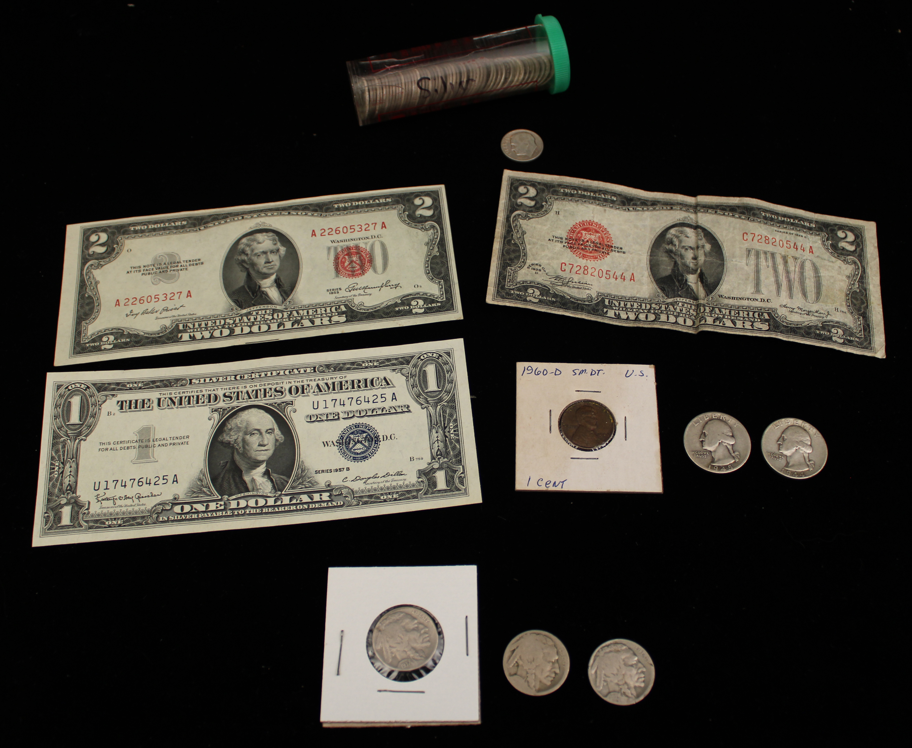 LOT OF U.S. CURRENCY PAPER BILLS AND