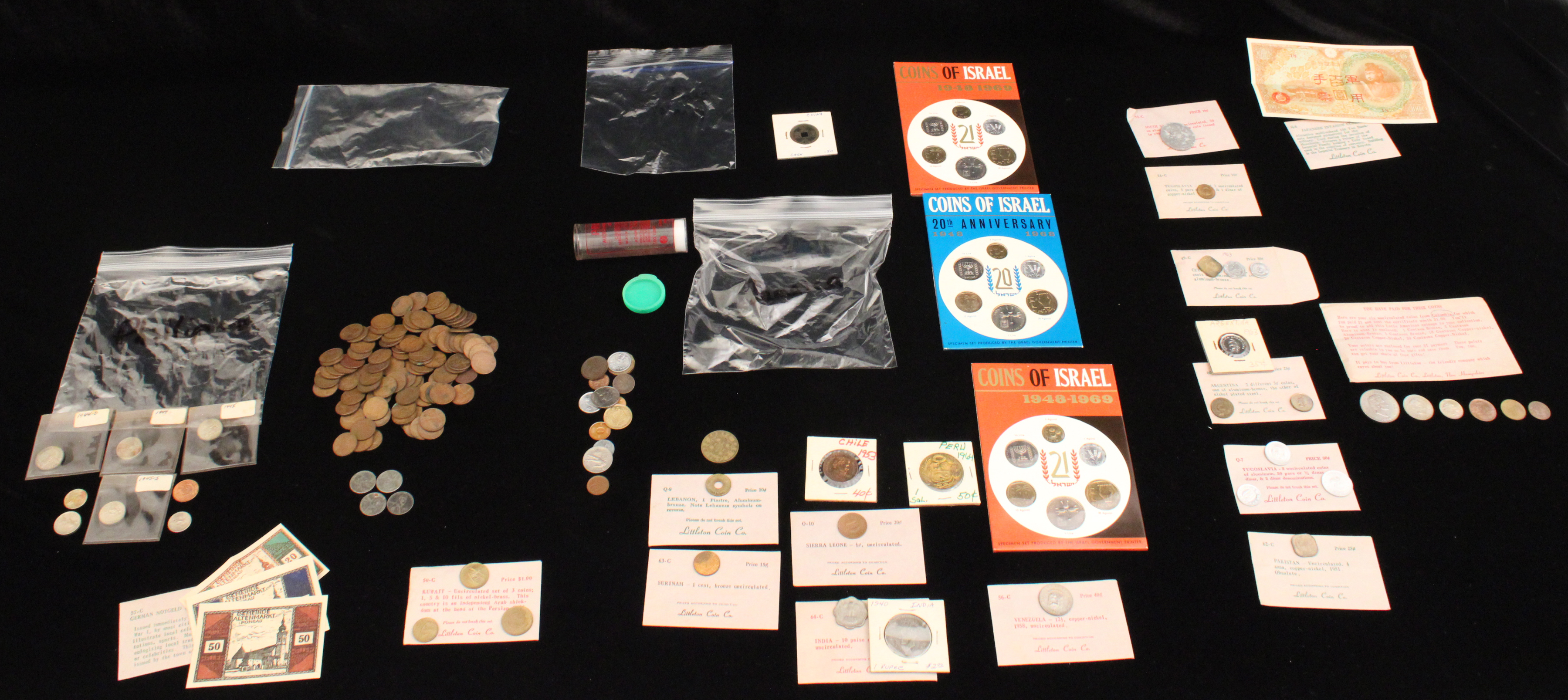 BAG OF MISC COINS FOREIGN AND 35f168