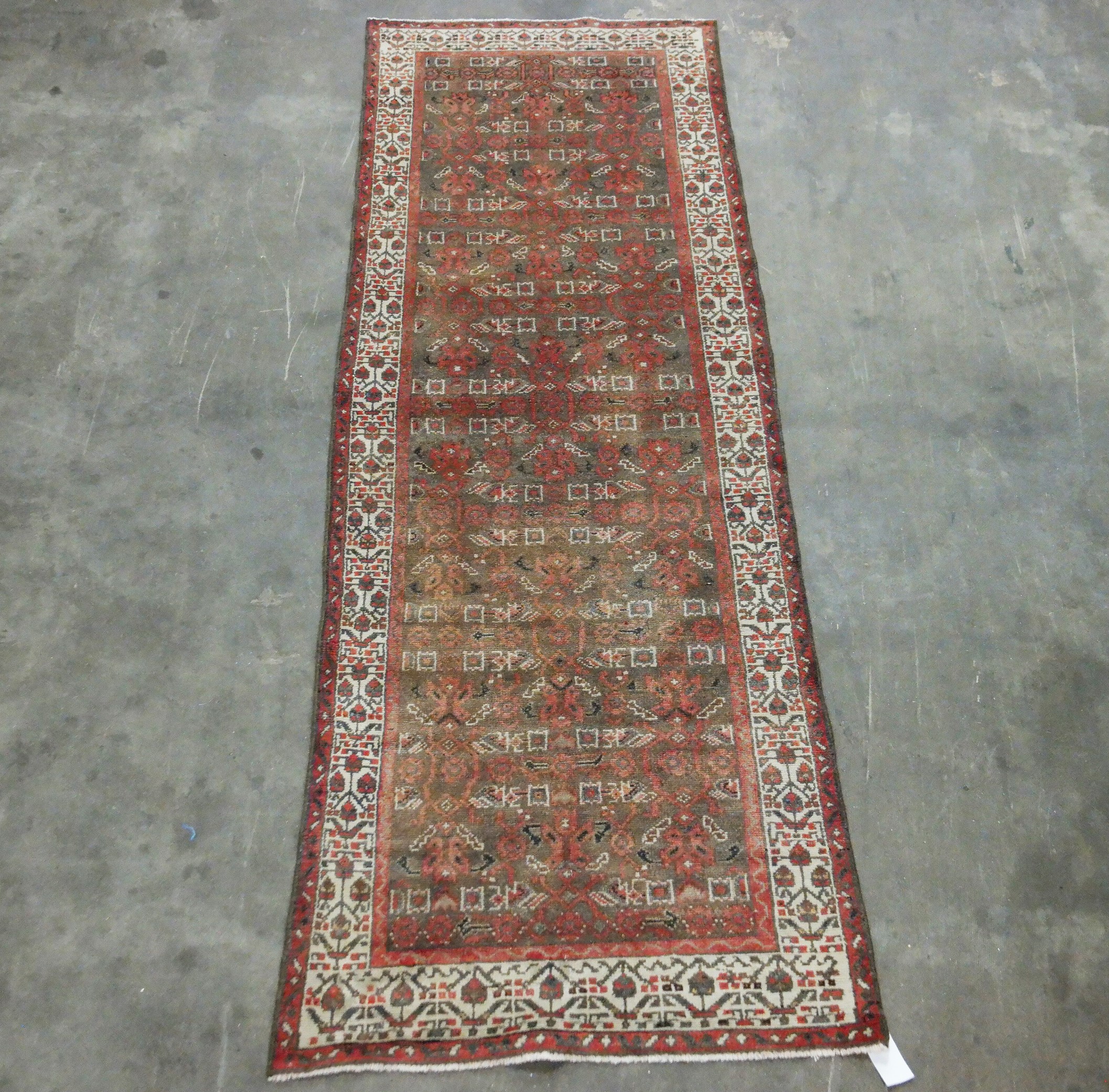 3'2" X 9'9" MALAYER ORIENTAL RUG