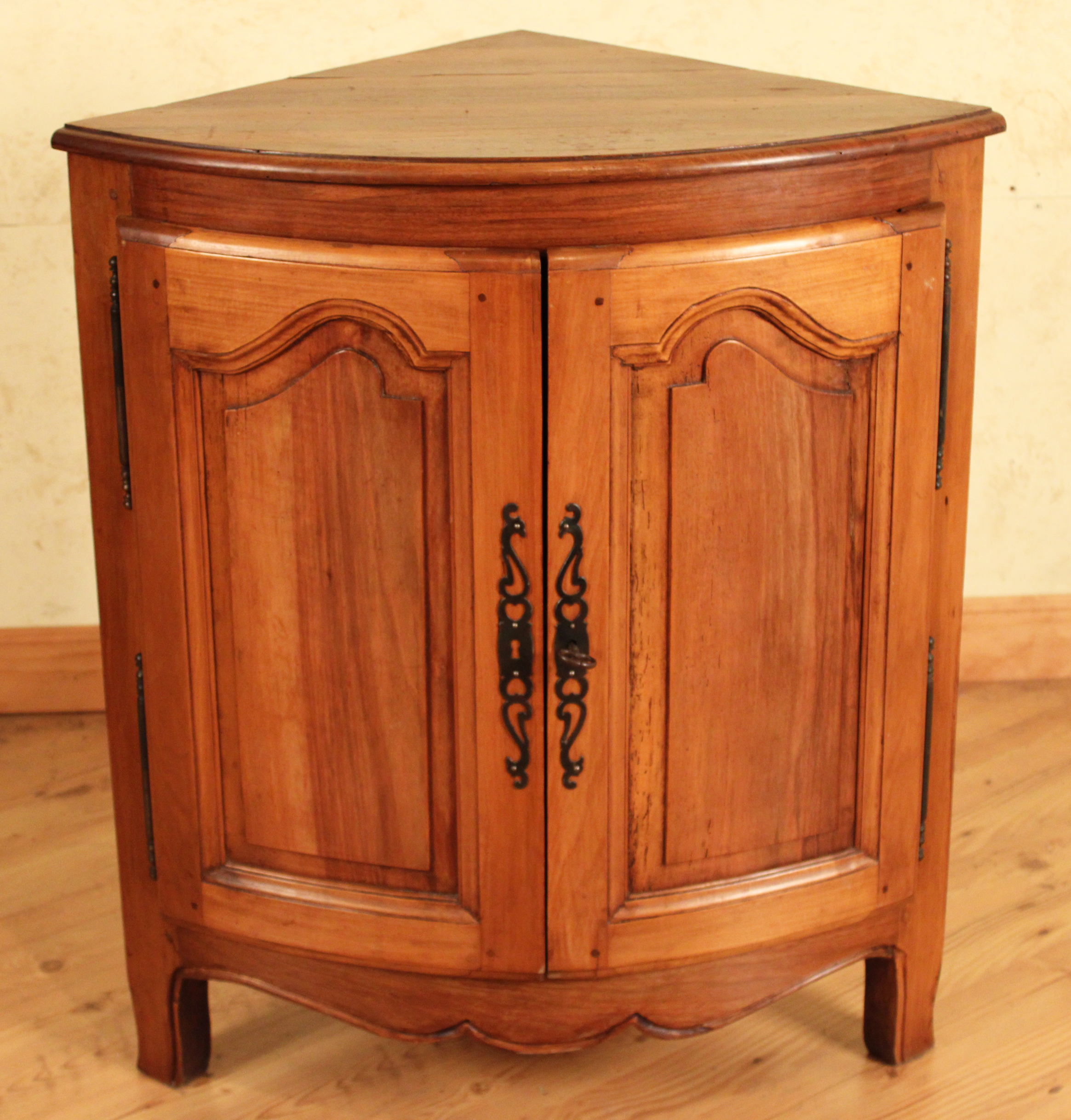 FRENCH WALNUT CORNER CABINET FRENCH