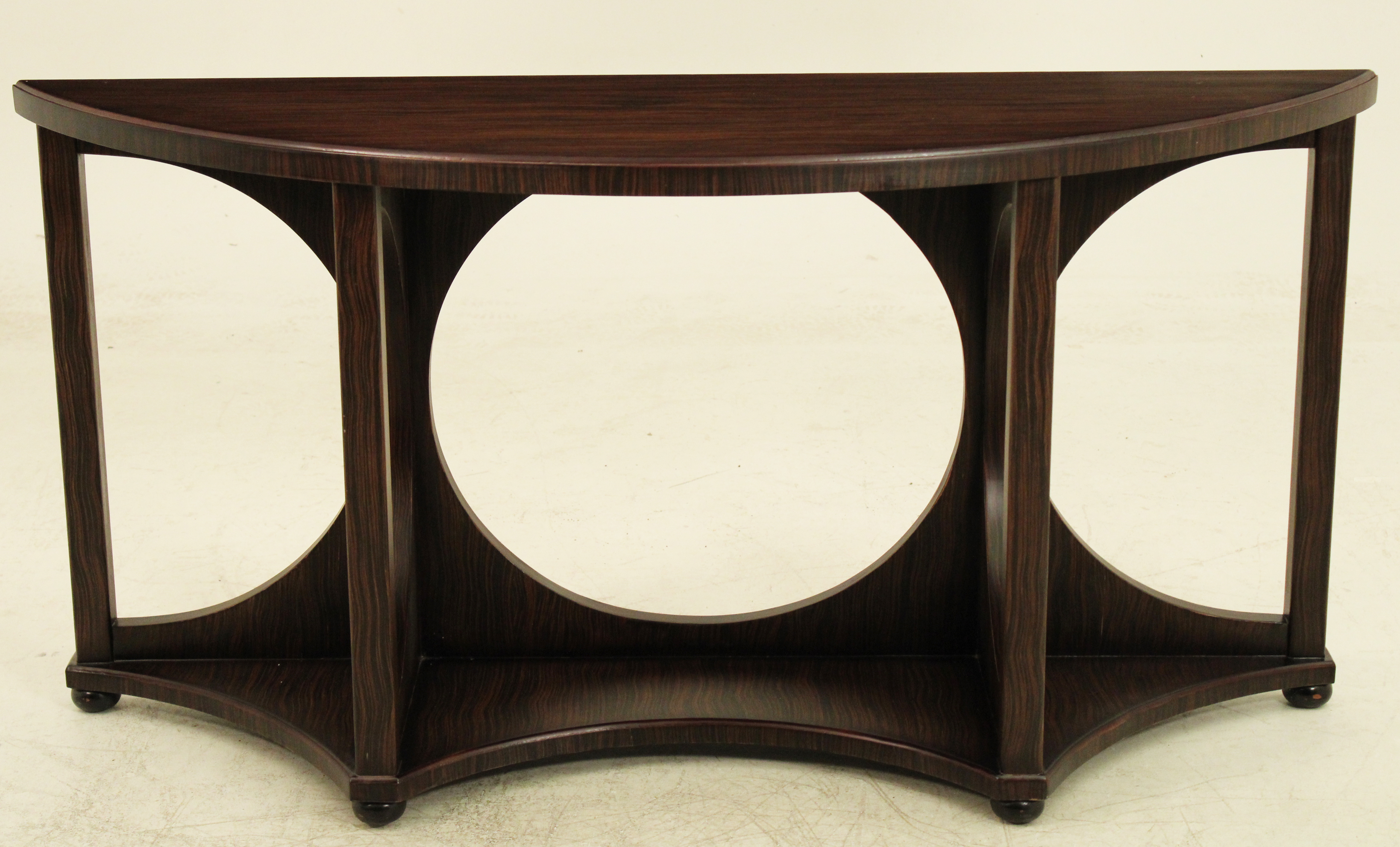 MADAGASCAR EBONY VENEERED CONSOLE 35f1ba