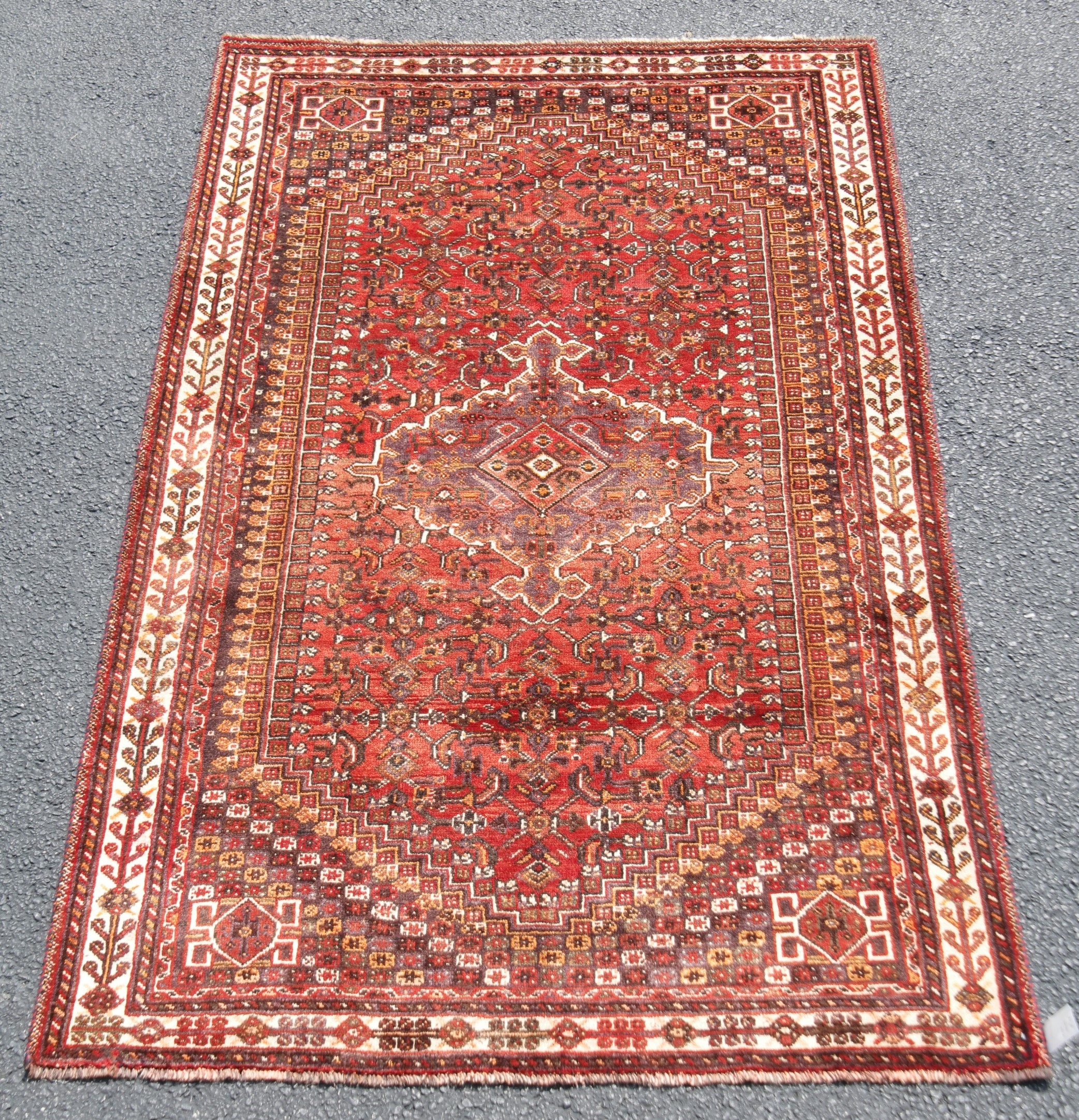 5 3 X 8 6 SHIRAZ ORIENTAL RUG 35f21f