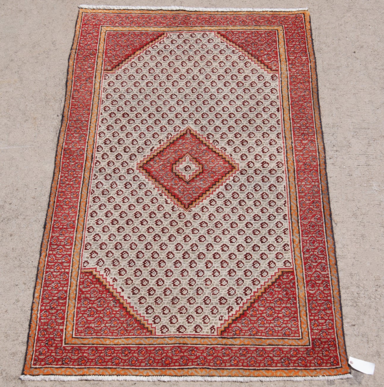 4' X 6'5" MIR ORIENTAL RUG ORIENTAL