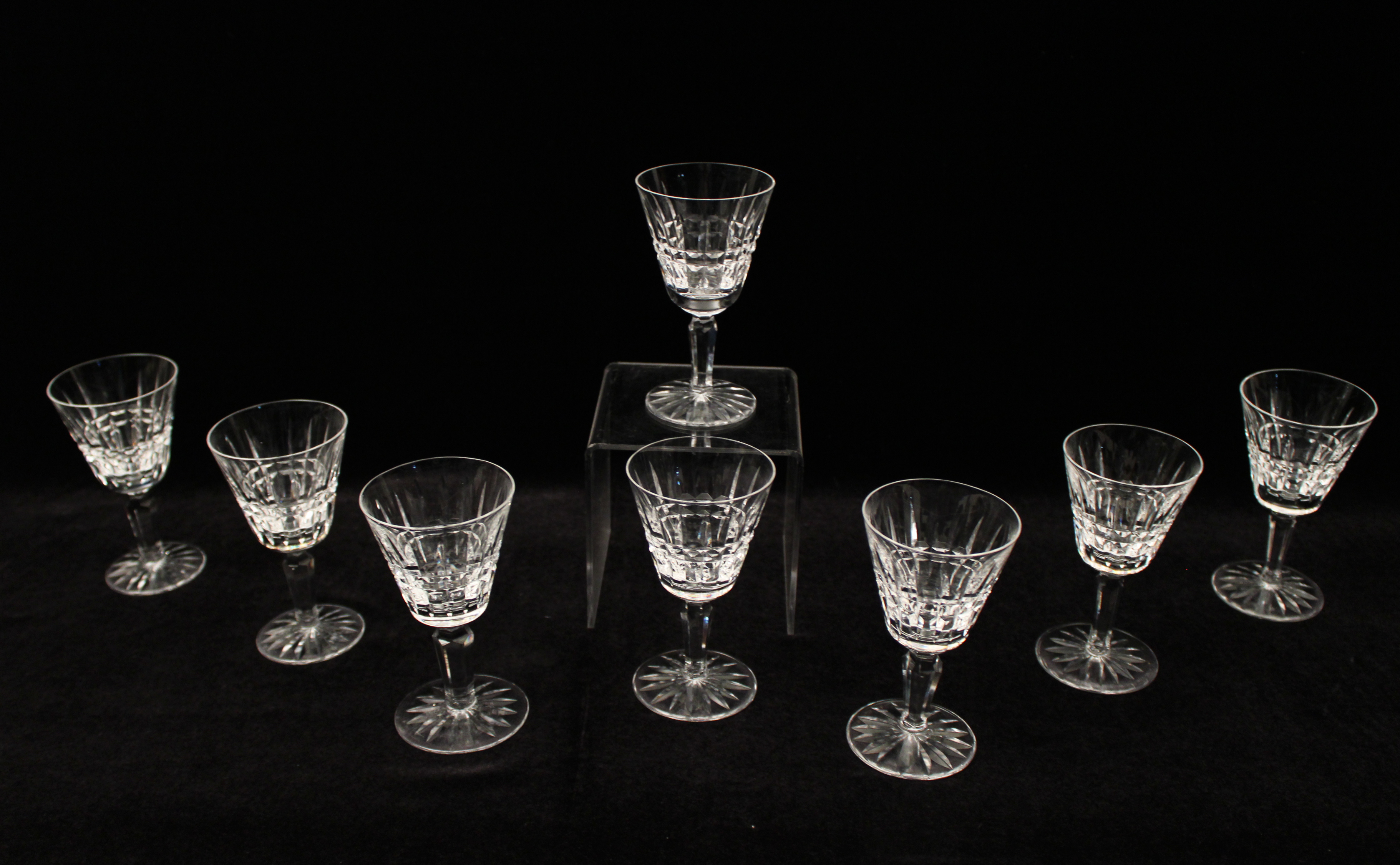 SET OF 8 WATERFORD CRYSTAL SHERRY 35f25b