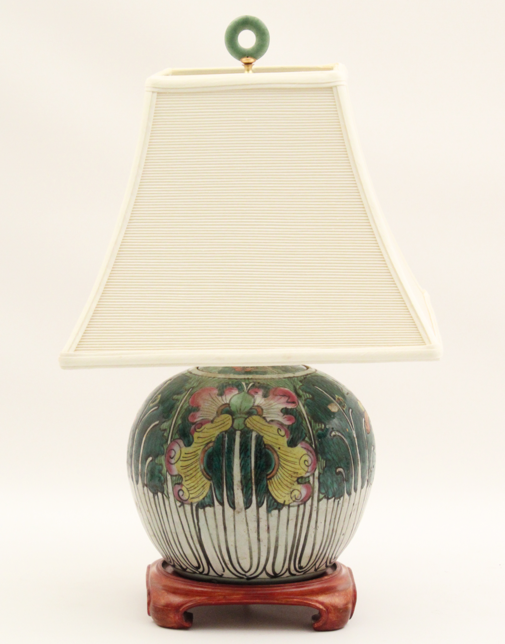 CHINESE PORCELAIN GINGER JAR LAMP 35f296