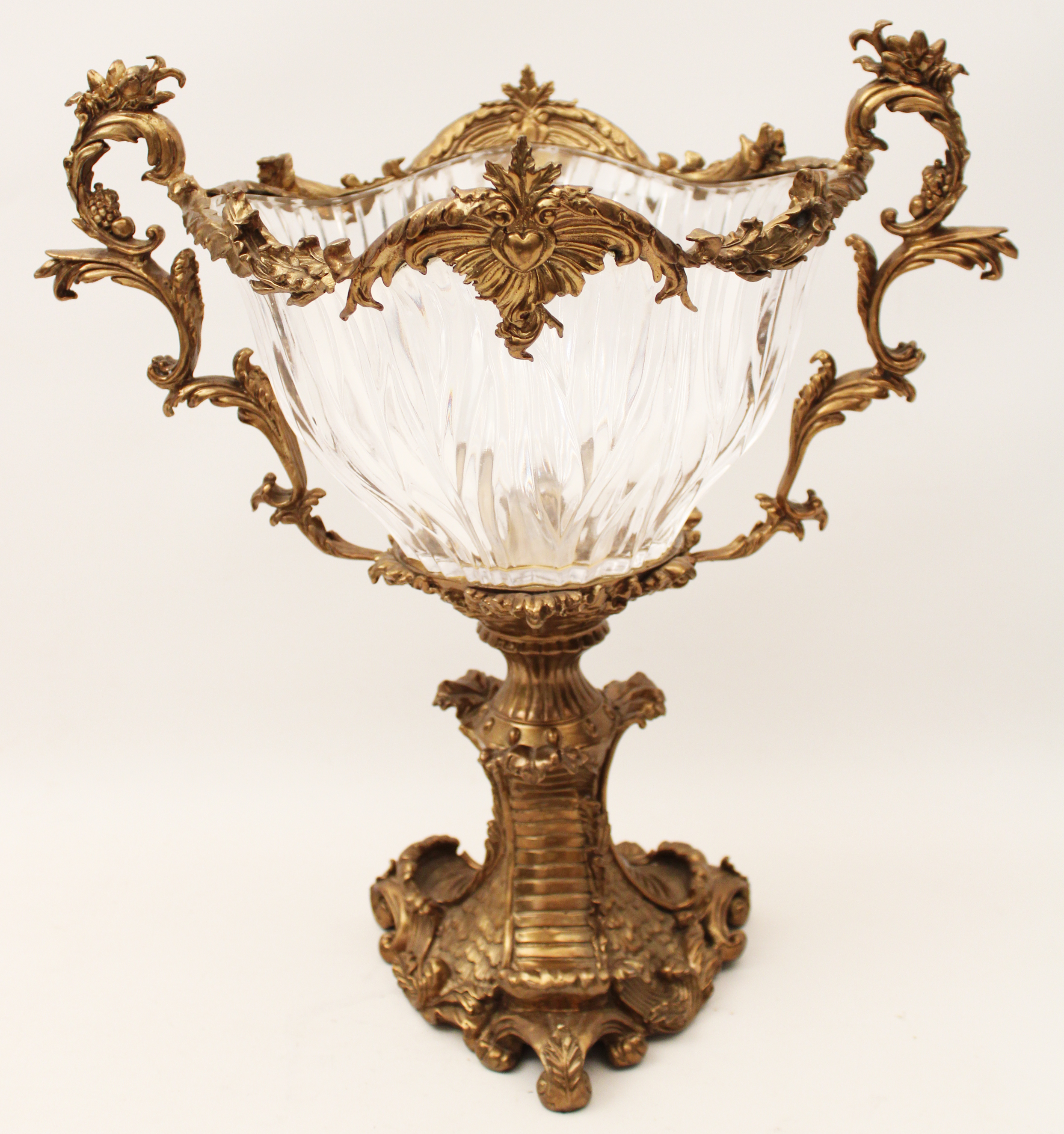 LOUIS XV STYLE BRONZE MTD CRYSTAL 35f3e8