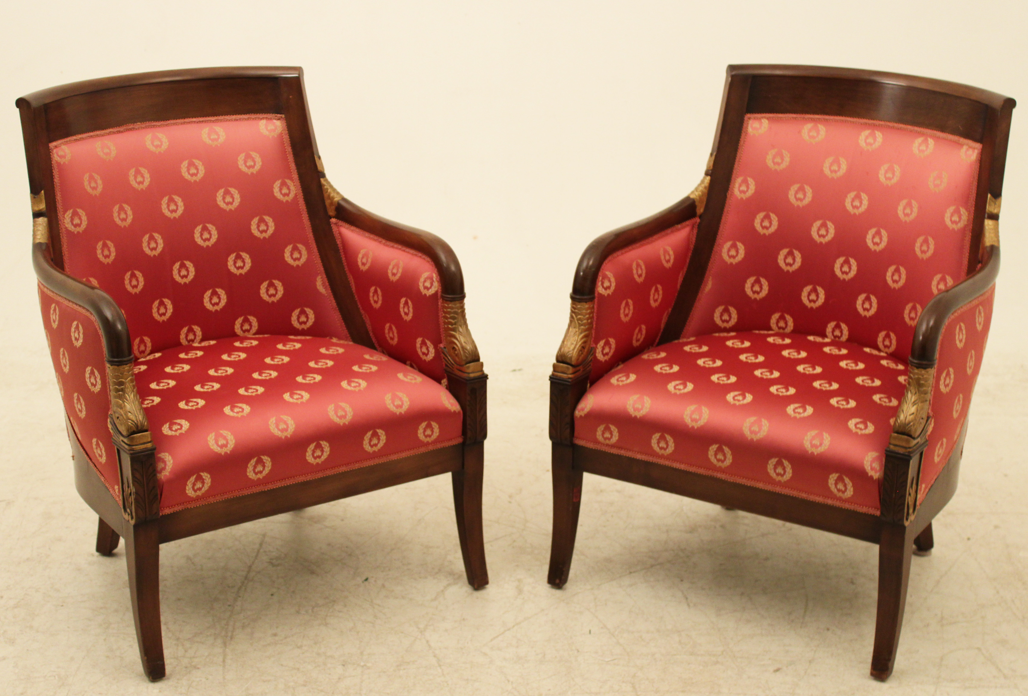 PR OF FRENCH REGENCY STYLE ARMCHAIRS 35f3e1