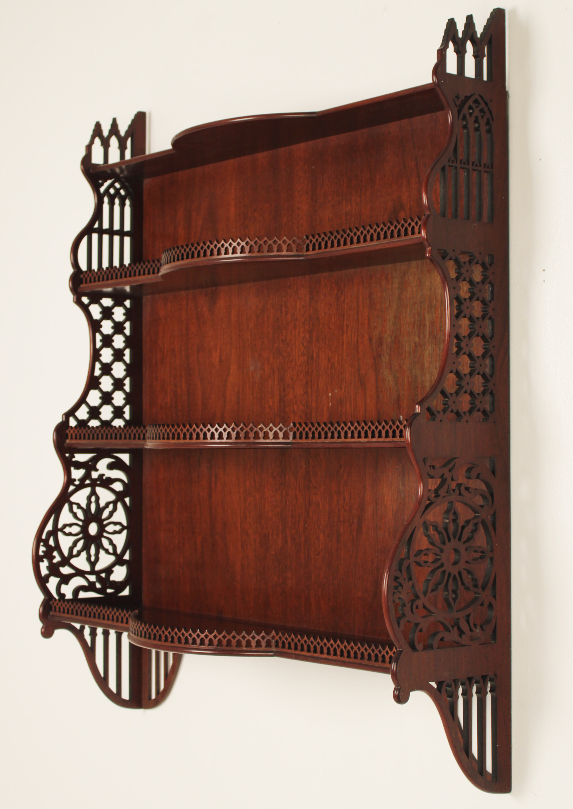 CARVED FRETWORK CHIPPENDALE STYLE