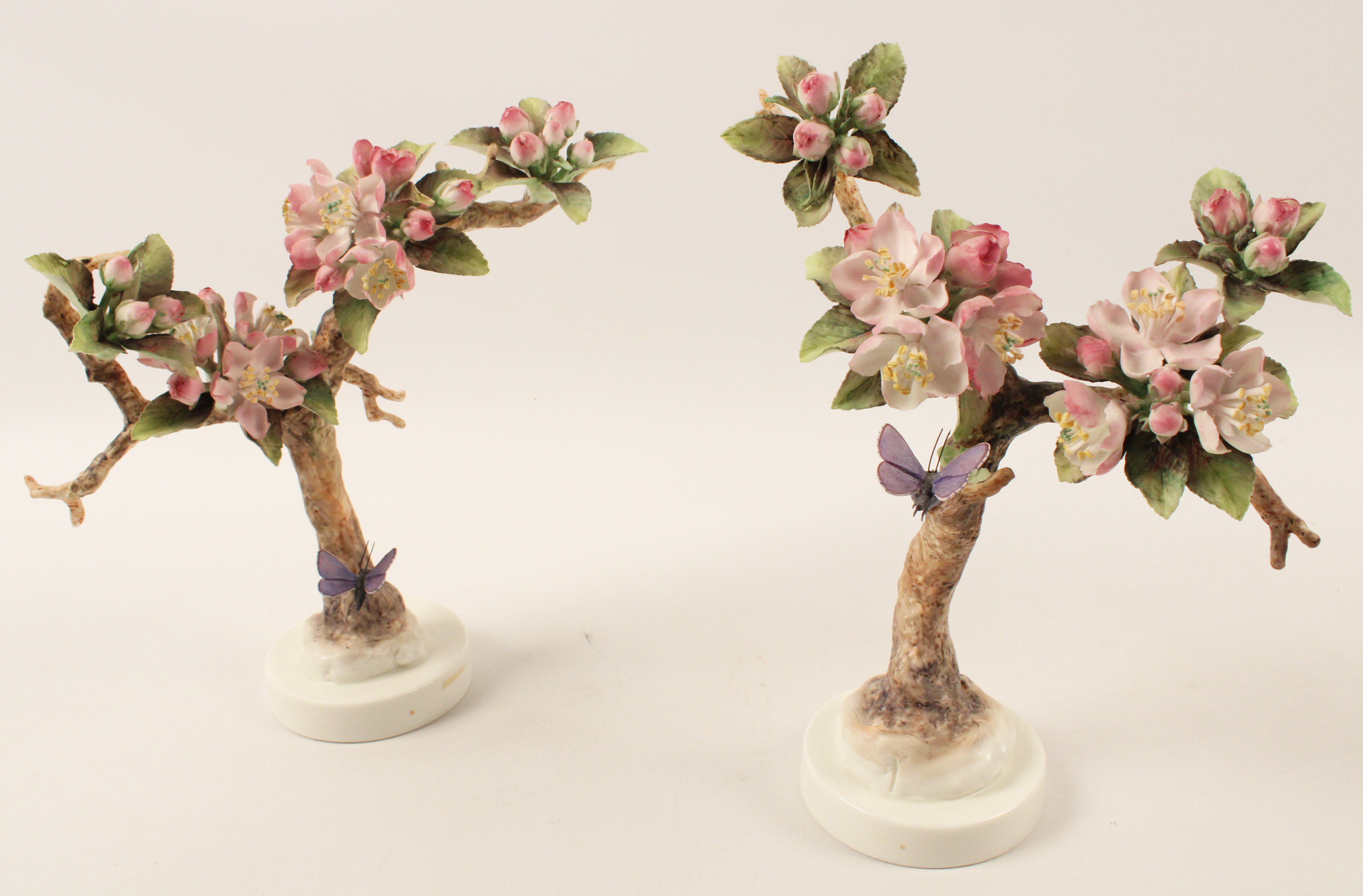 PAIR OF CRABAPPLE AND BUTTERFLY 35f4c9